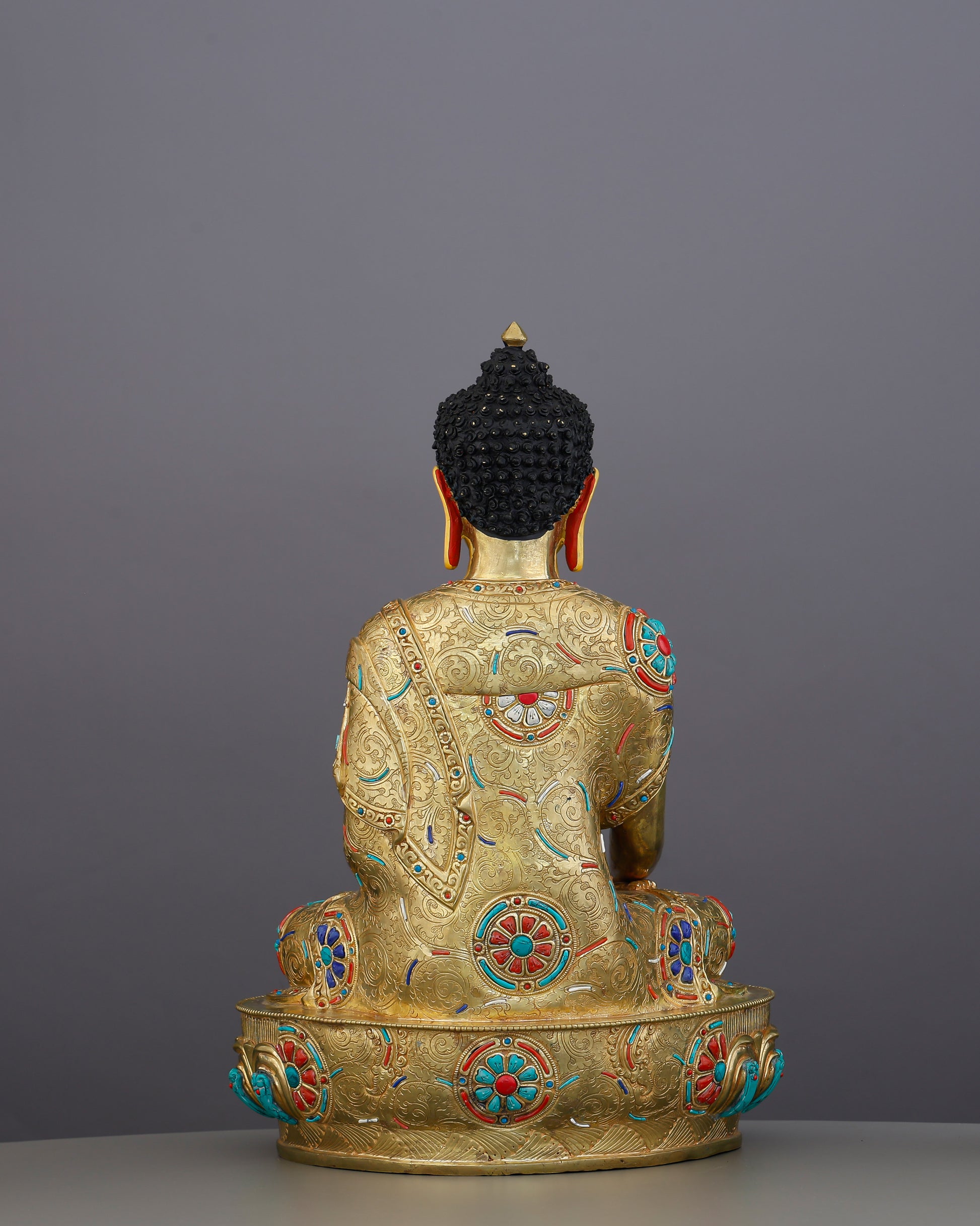 The Earth Bore Witness and the World Was Changed | Grand Sakyamuni Buddha From Nepal - Authentic Handcrafted Statue