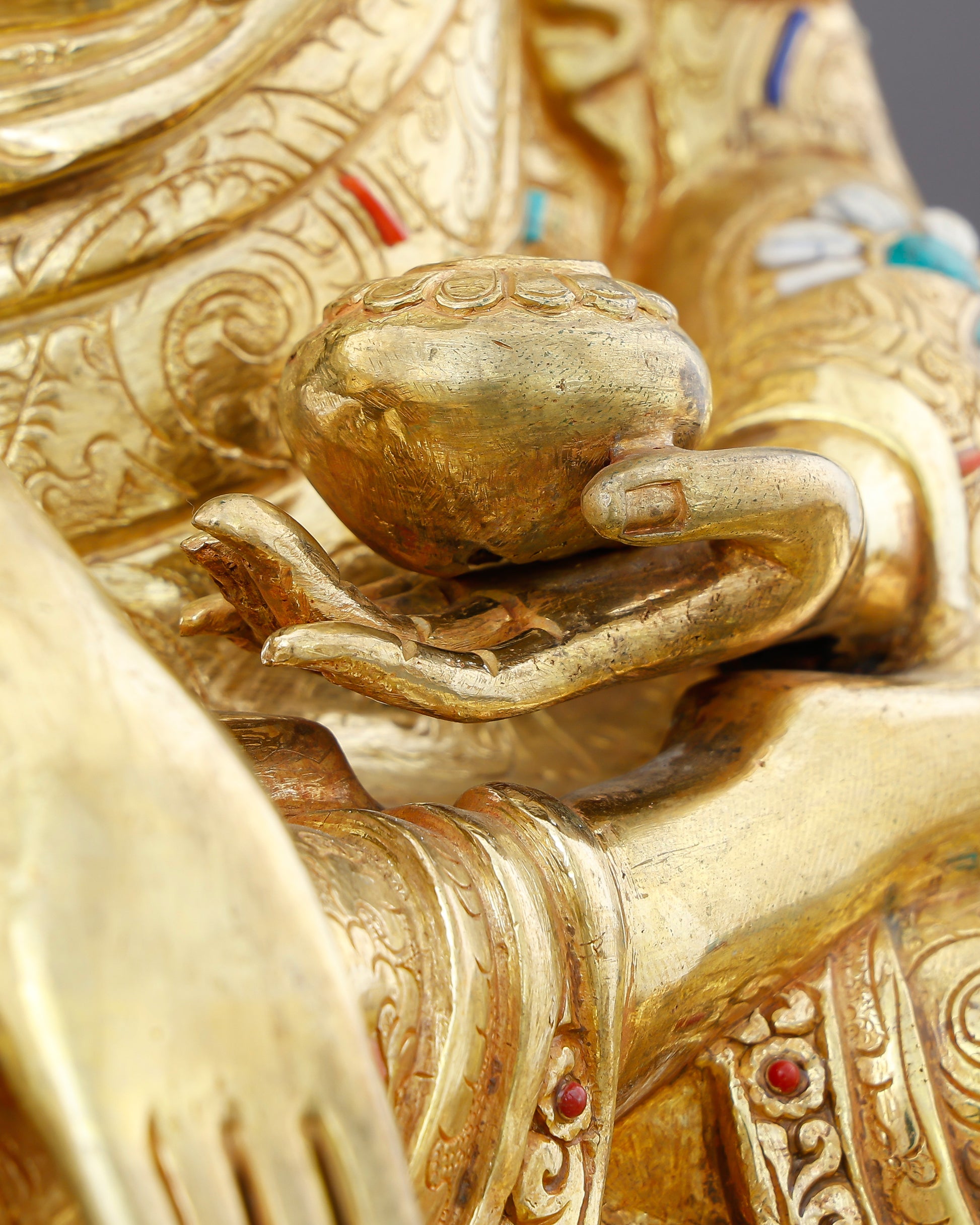 The Earth Bore Witness and the World Was Changed | Grand Sakyamuni Buddha From Nepal - Authentic Handcrafted Statue