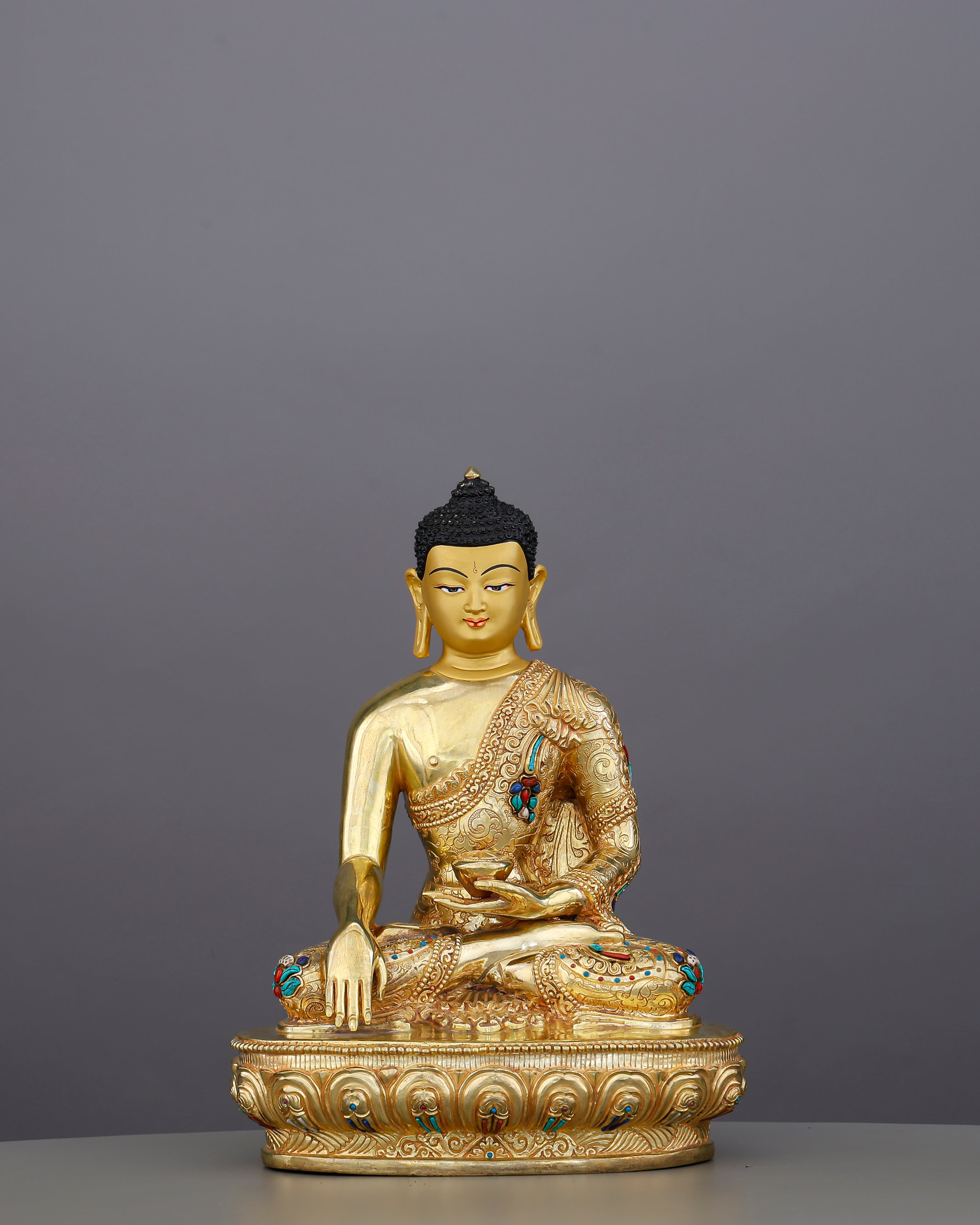 Small in Size, Infinite in Presence | 24K Gold Gilded Sakyamuni Buddha From Nepal