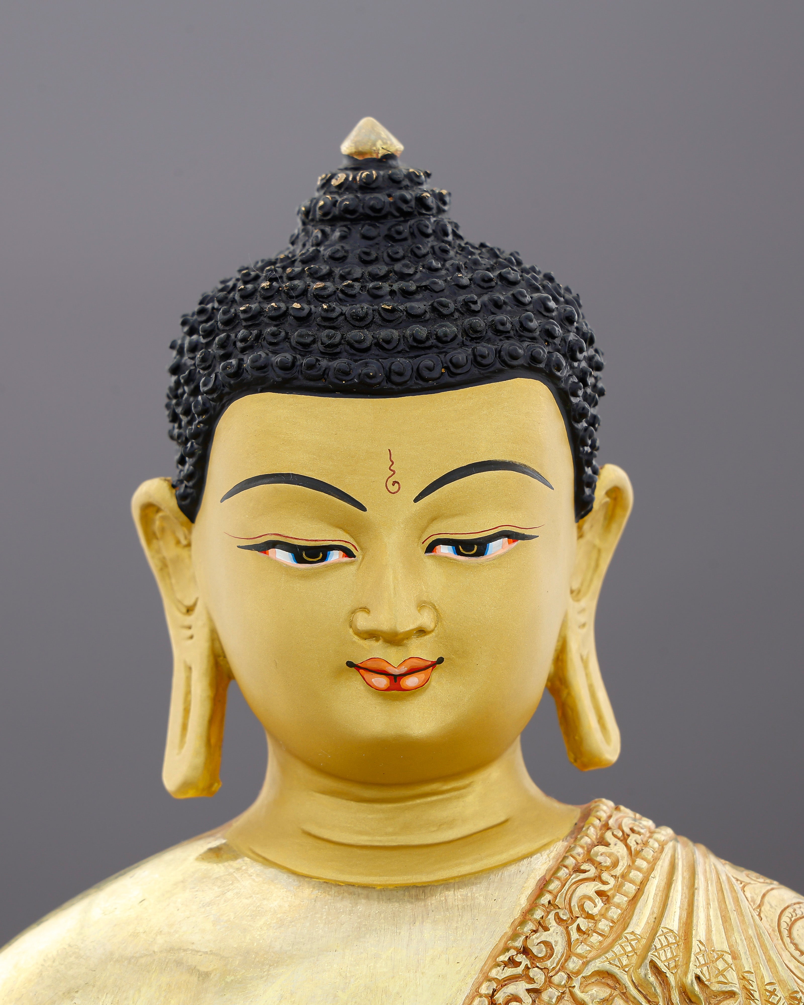 Small in Size, Infinite in Presence | 24K Gold Gilded Sakyamuni Buddha From Nepal