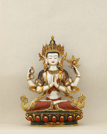 White as Mercy, Gold as Grace | Handcrafted Chengresi From The Himalayas