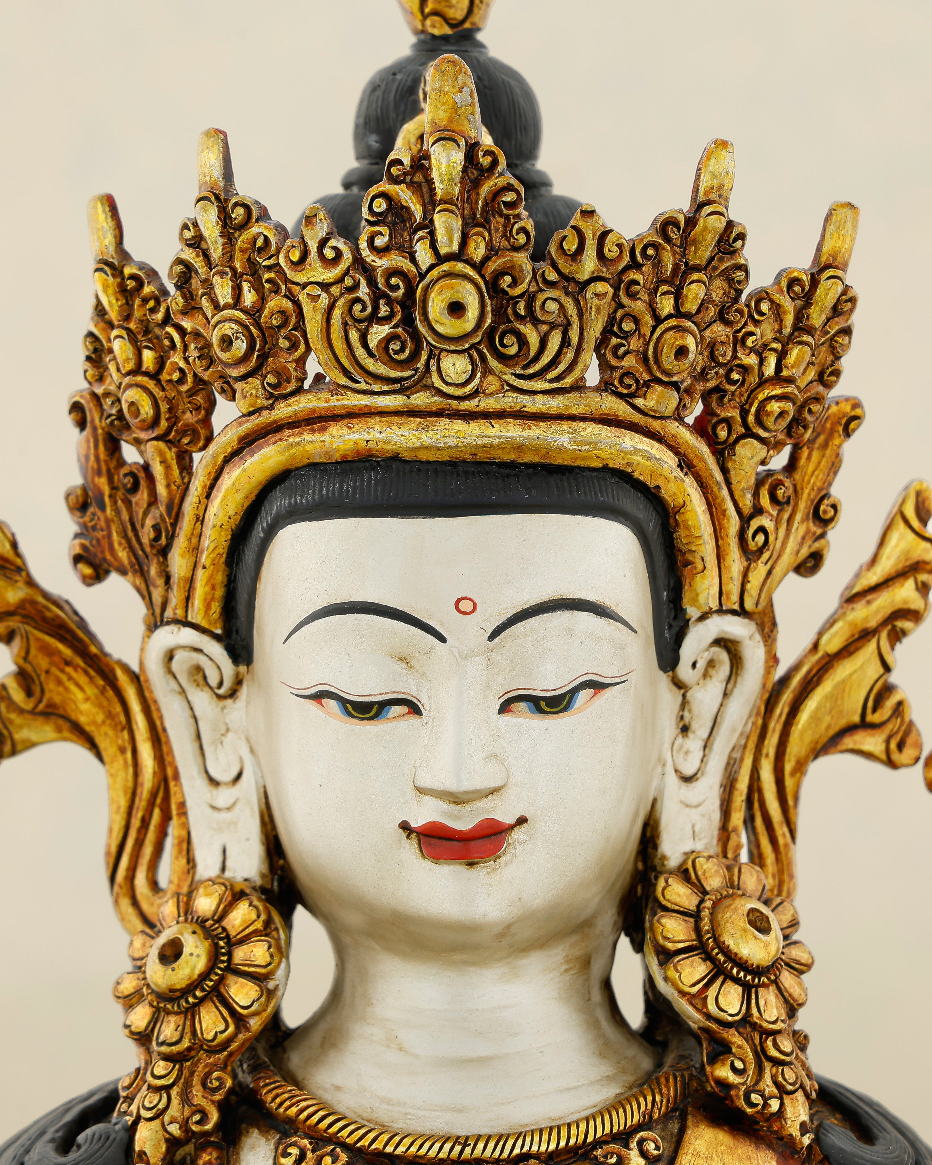 White as Mercy, Gold as Grace | Handcrafted Chengresi From The Himalayas