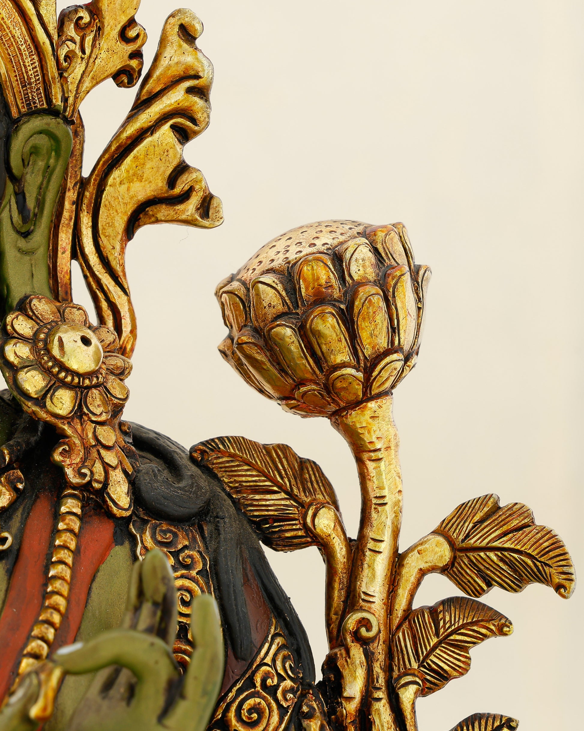 Green as Life Itself, Swift as Compassion | Handcrafted Green Tara From Nepal - Authentic Handcrafted Statue
