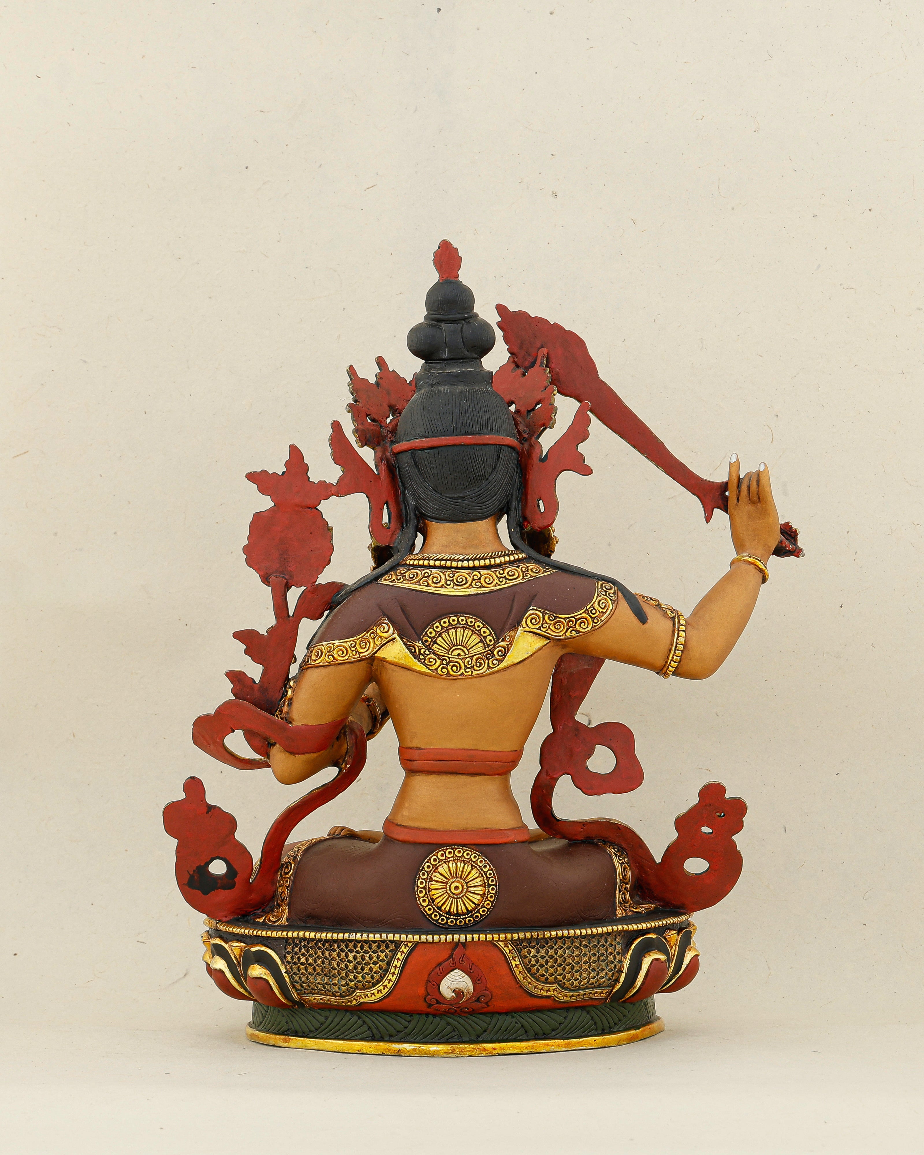 Raise the Sword, Cut Through the Dark | Handcrafted Manjushri From Nepal