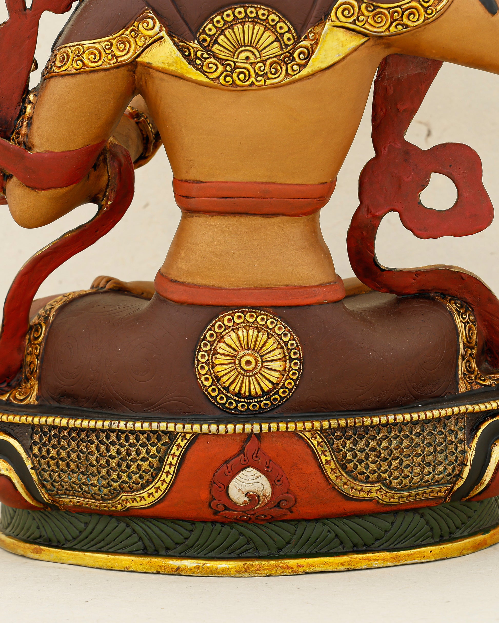 Raise the Sword, Cut Through the Dark | Handcrafted Manjushri From Nepal - Authentic Handcrafted Statue