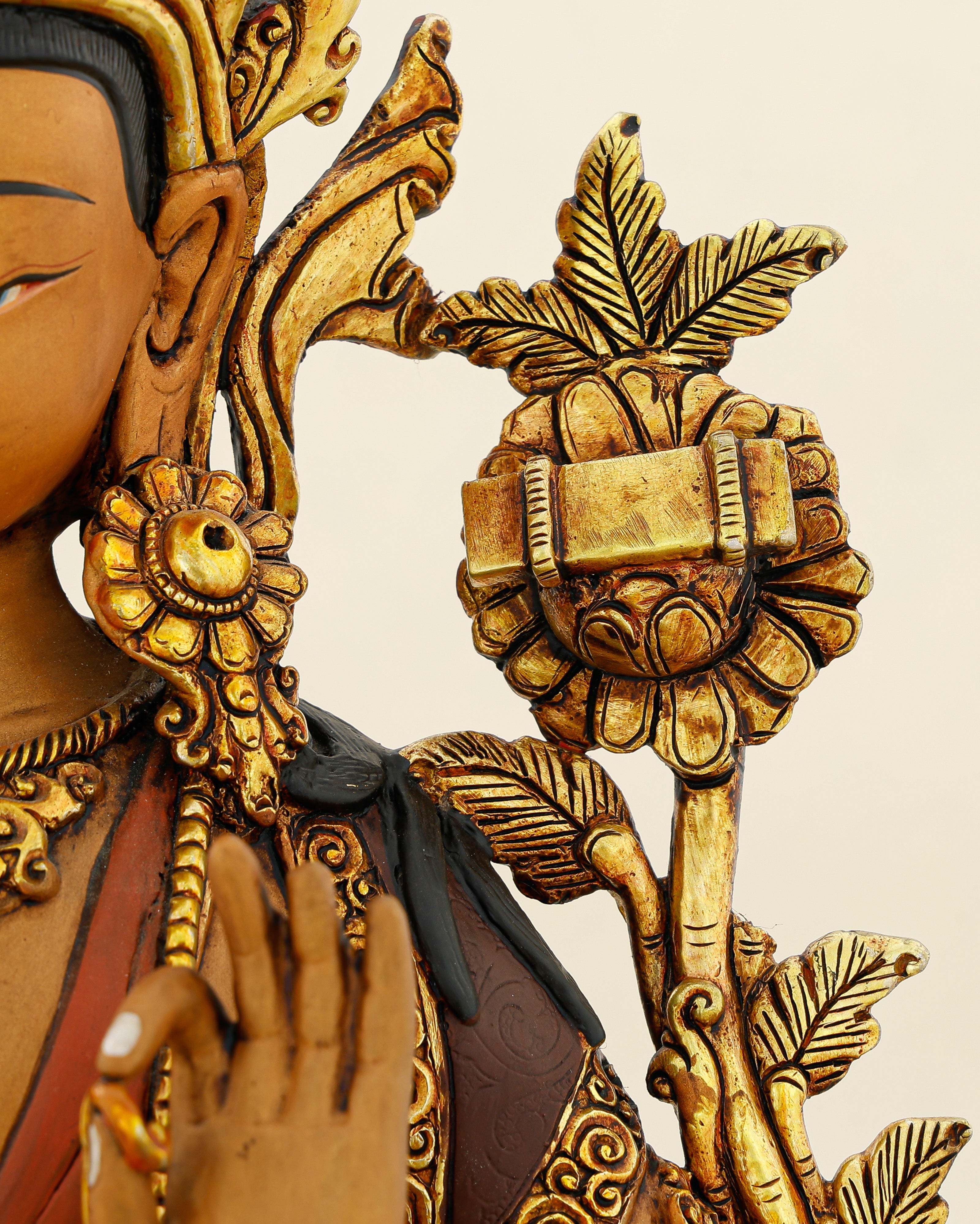 Raise the Sword, Cut Through the Dark | Handcrafted Manjushri From Nepal