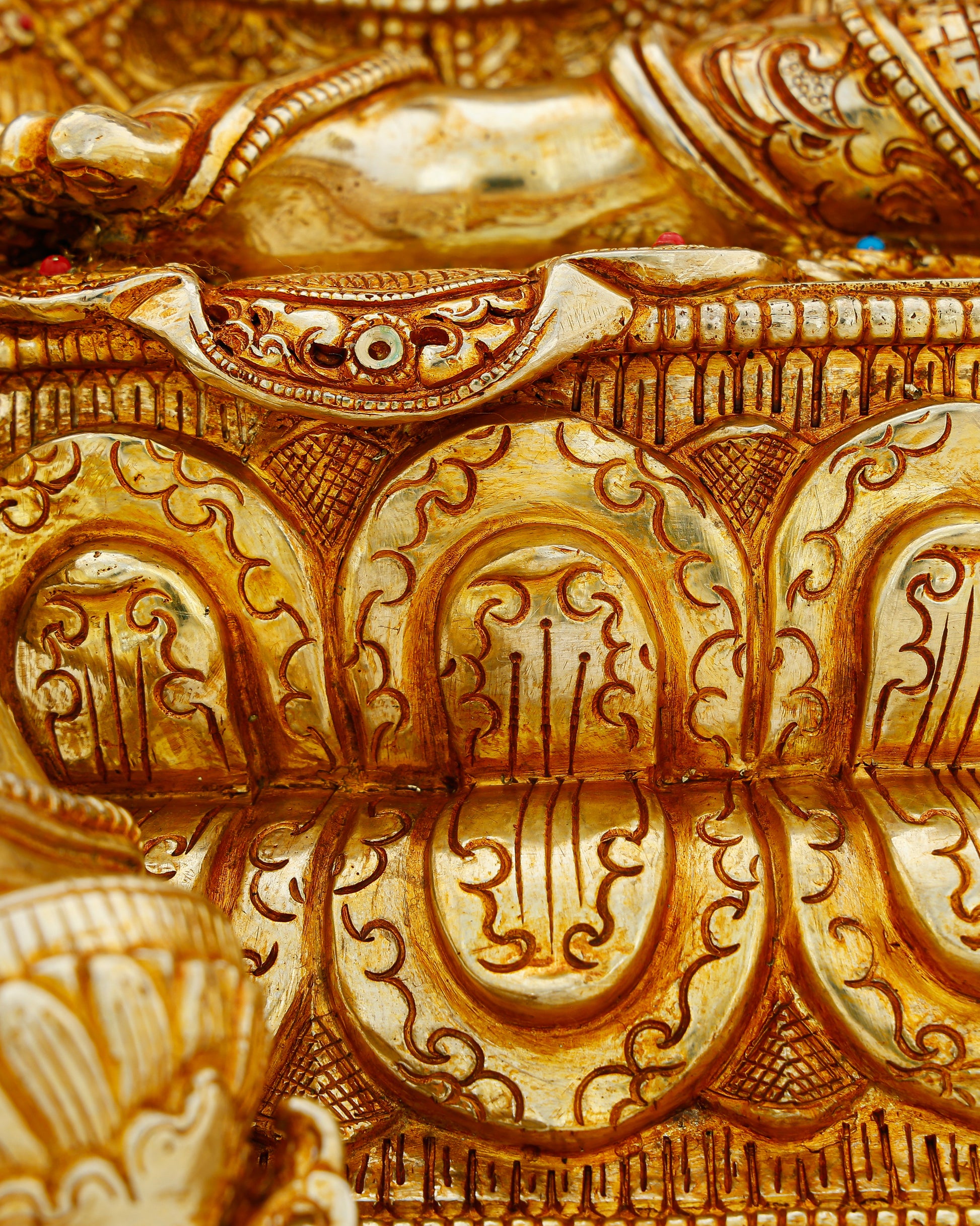 Gold That Moves, Grace That Never Waits | 24K Gold Gilded Green Tara From Nepal - Authentic Handcrafted Statue