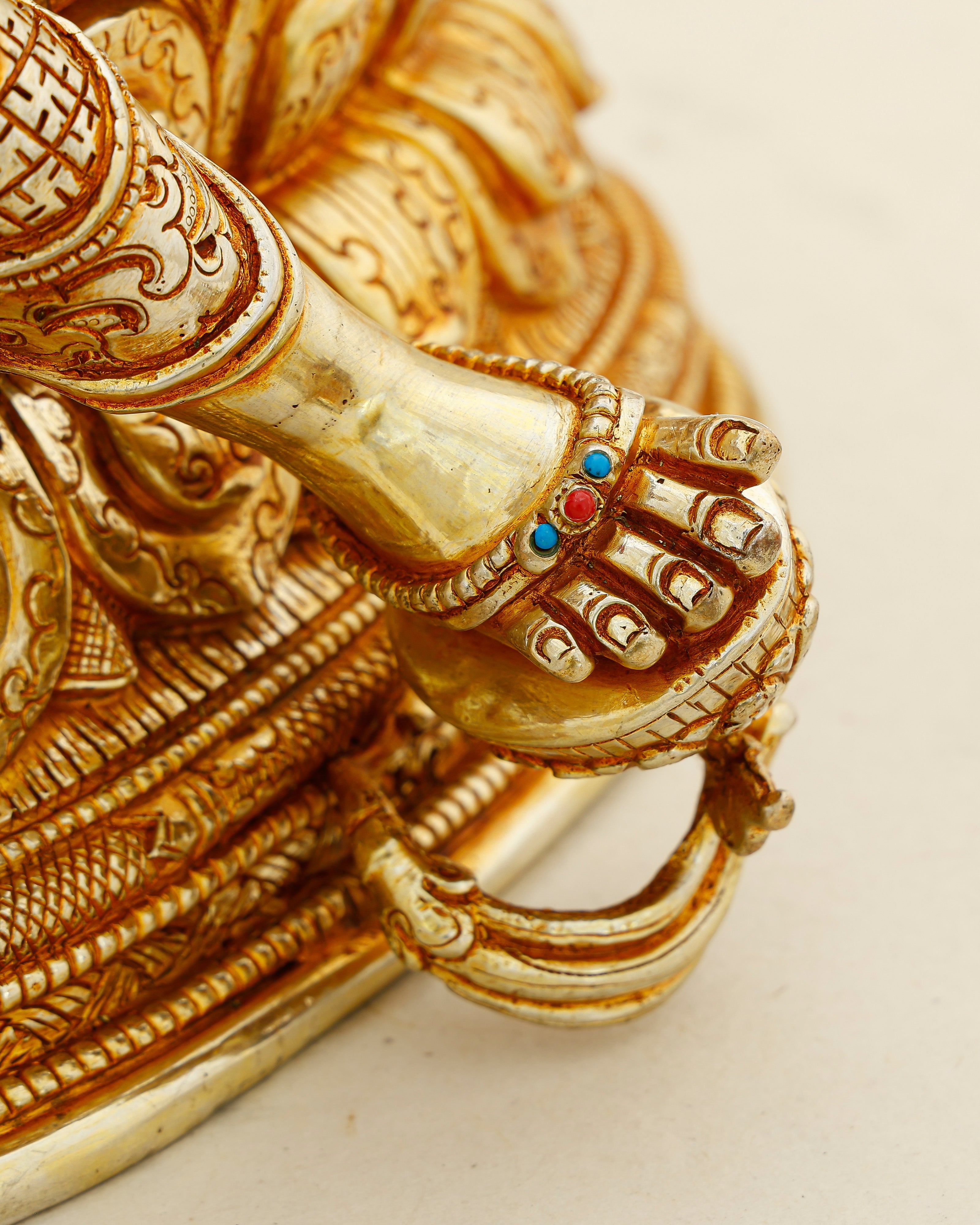Gold That Moves, Grace That Never Waits | 24K Gold Gilded Green Tara From Nepal