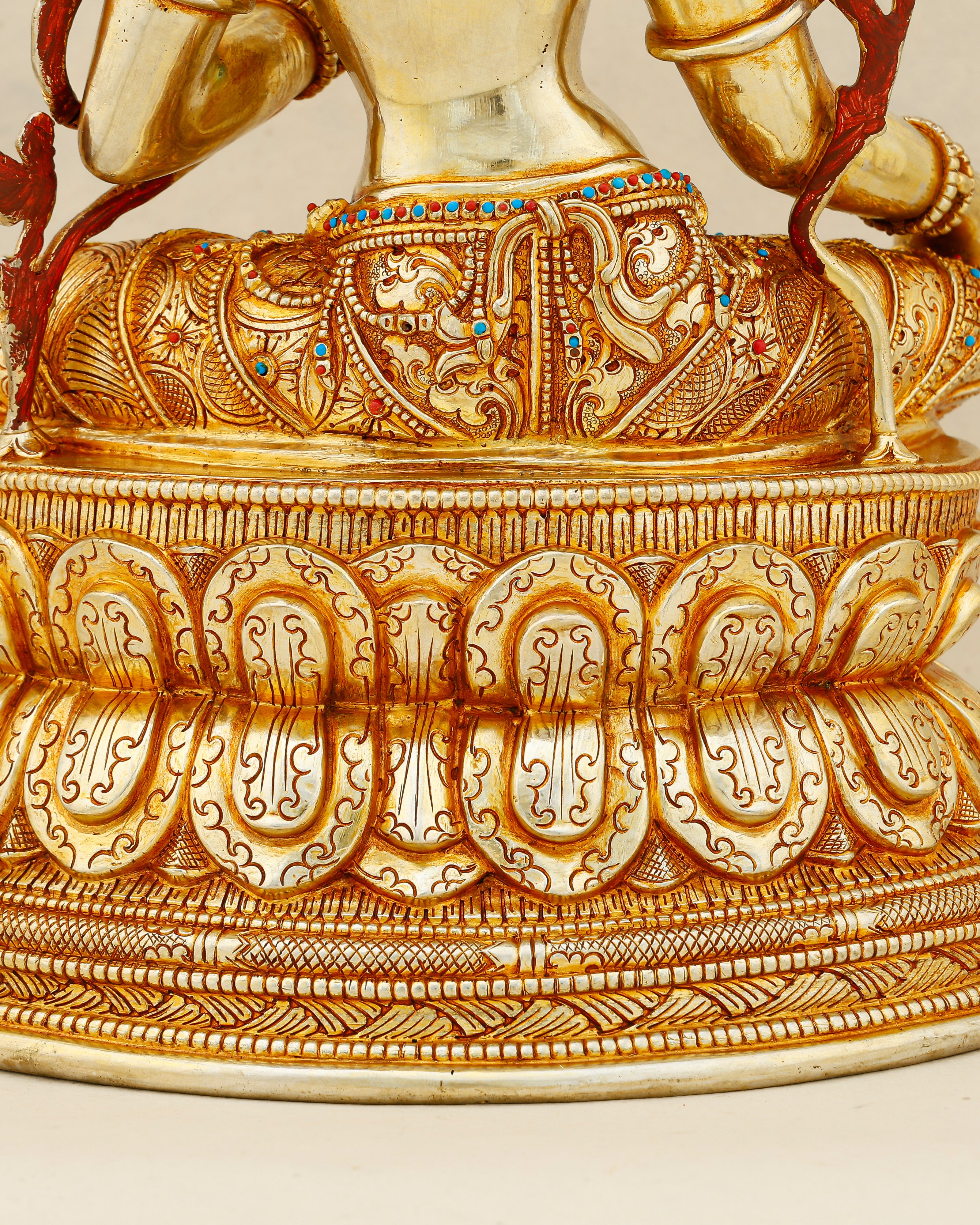 Gold That Moves, Grace That Never Waits | 24K Gold Gilded Green Tara From Nepal