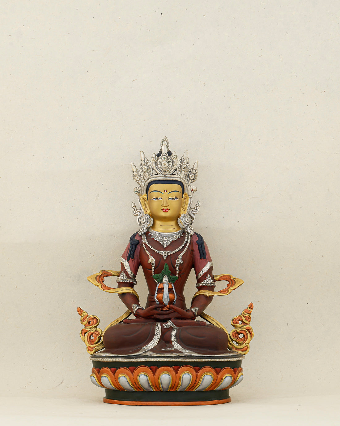 Amitayus | The Buddha Who Holds Time in His Hands - Handcrafted Buddhist Statue