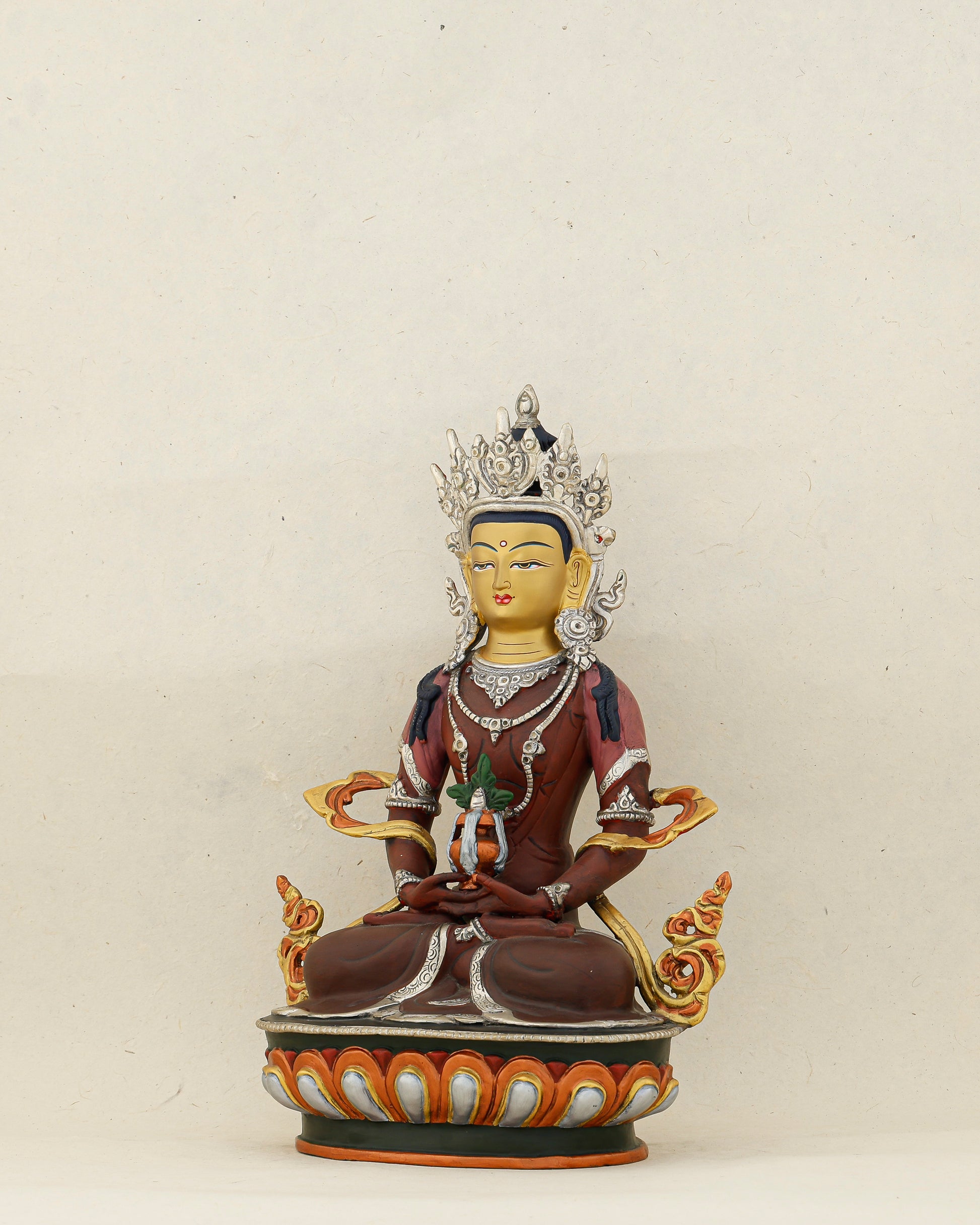 Amitayus | The Buddha Who Holds Time in His Hands - Authentic Handcrafted Statue