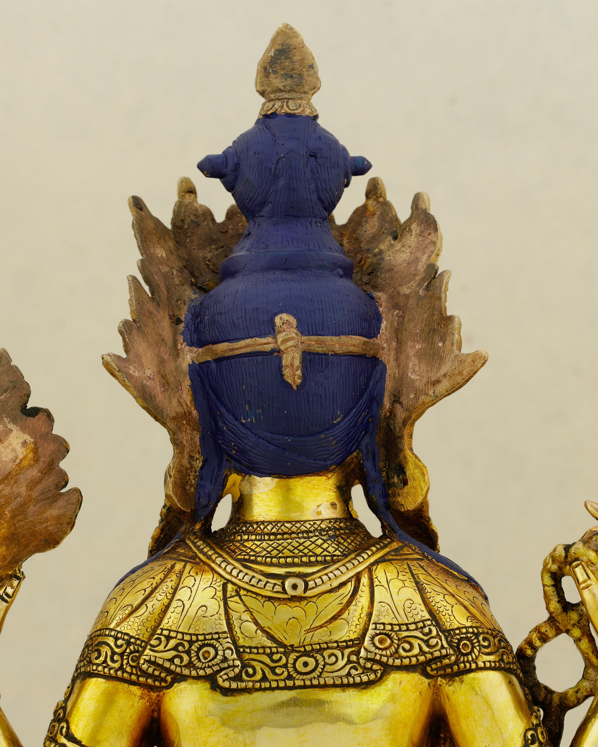 Every Arm Reaches Toward You | 24K Gold Gilded Chengresi Statue - Authentic Handcrafted Statue