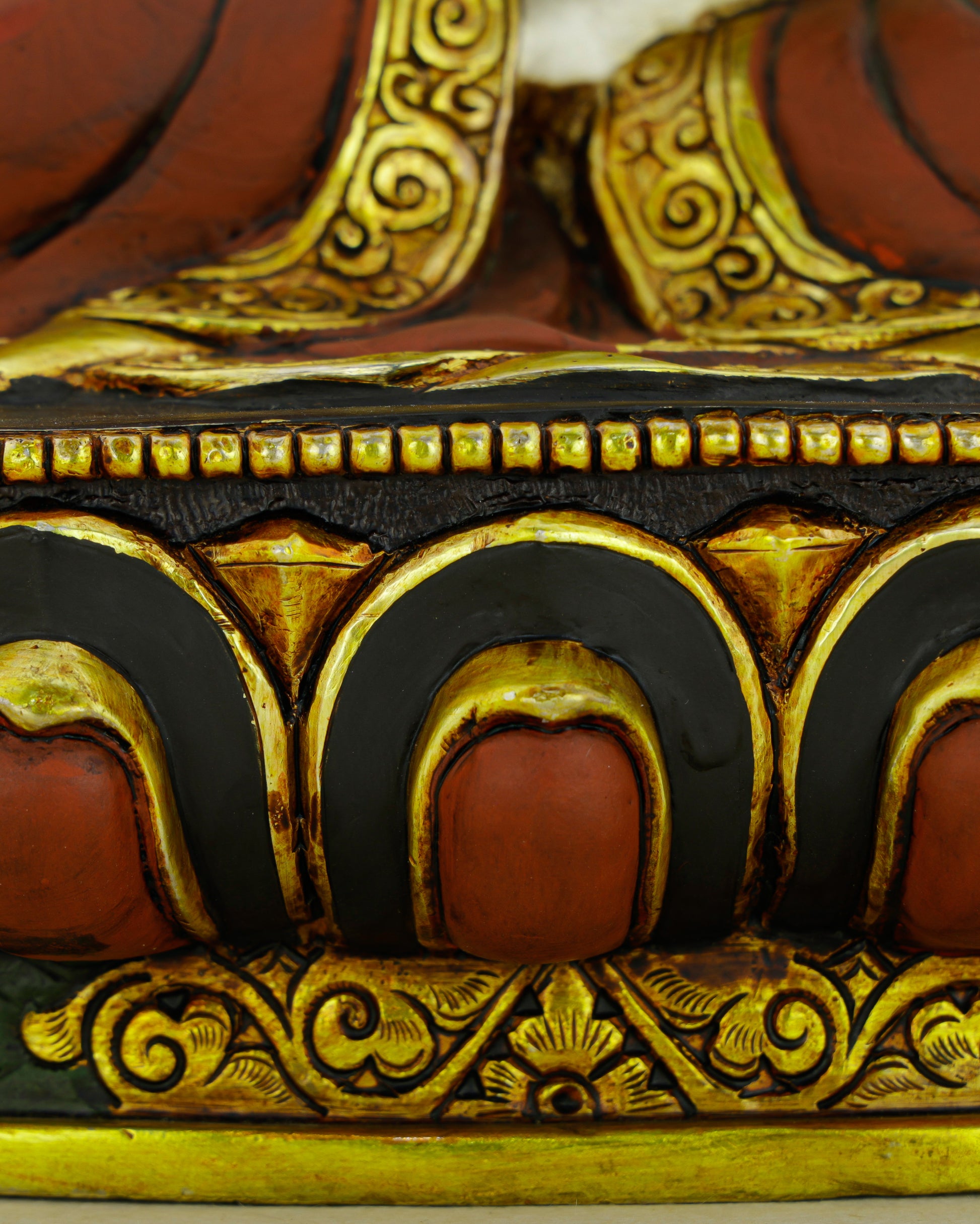 White as the Unstained Mind, Gold as Its Radiance | Handcrafted Vajrasattva From Nepal - Authentic Handcrafted Statue