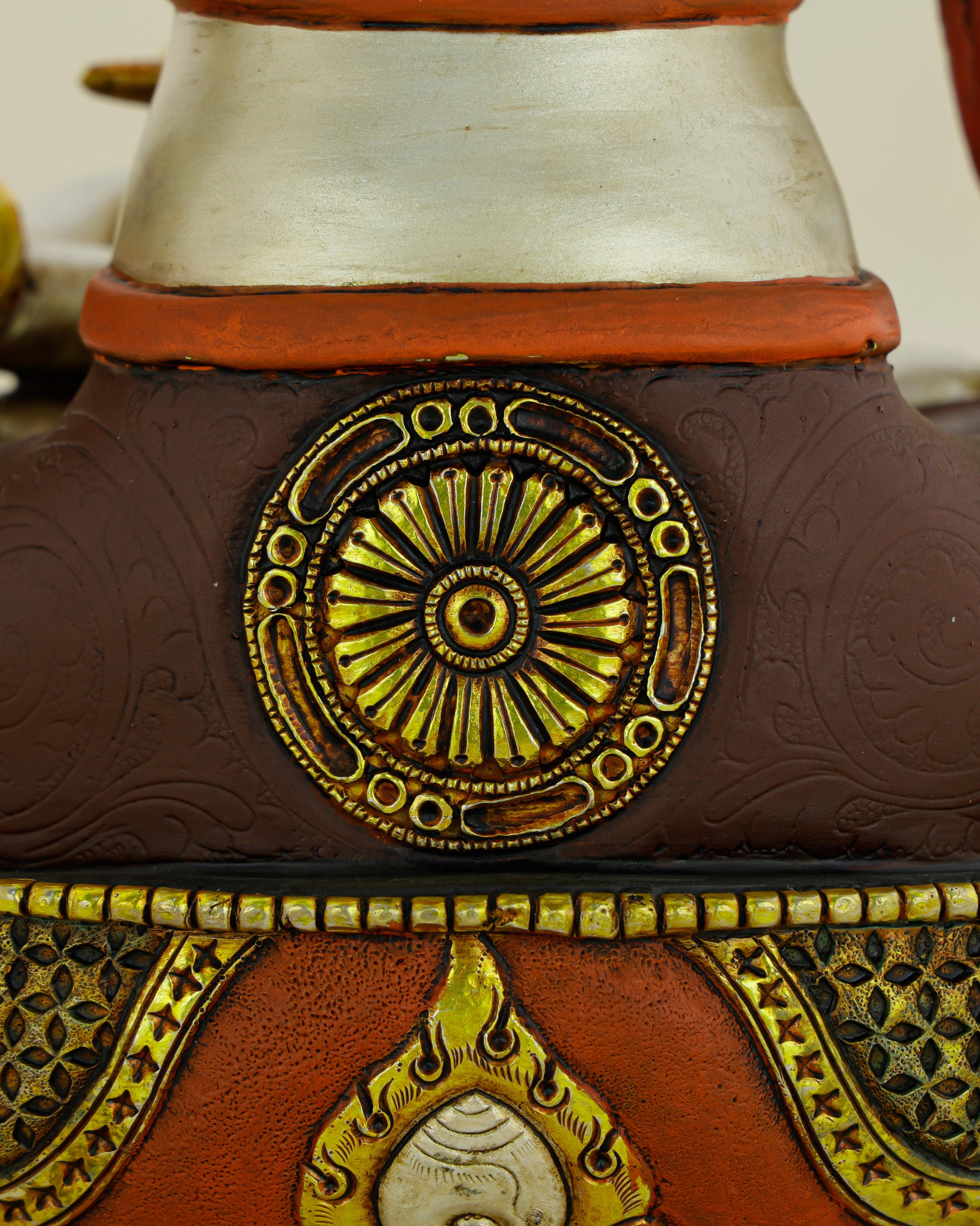 White as the Unstained Mind, Gold as Its Radiance | Handcrafted Vajrasattva From Nepal - Authentic Handcrafted Statue