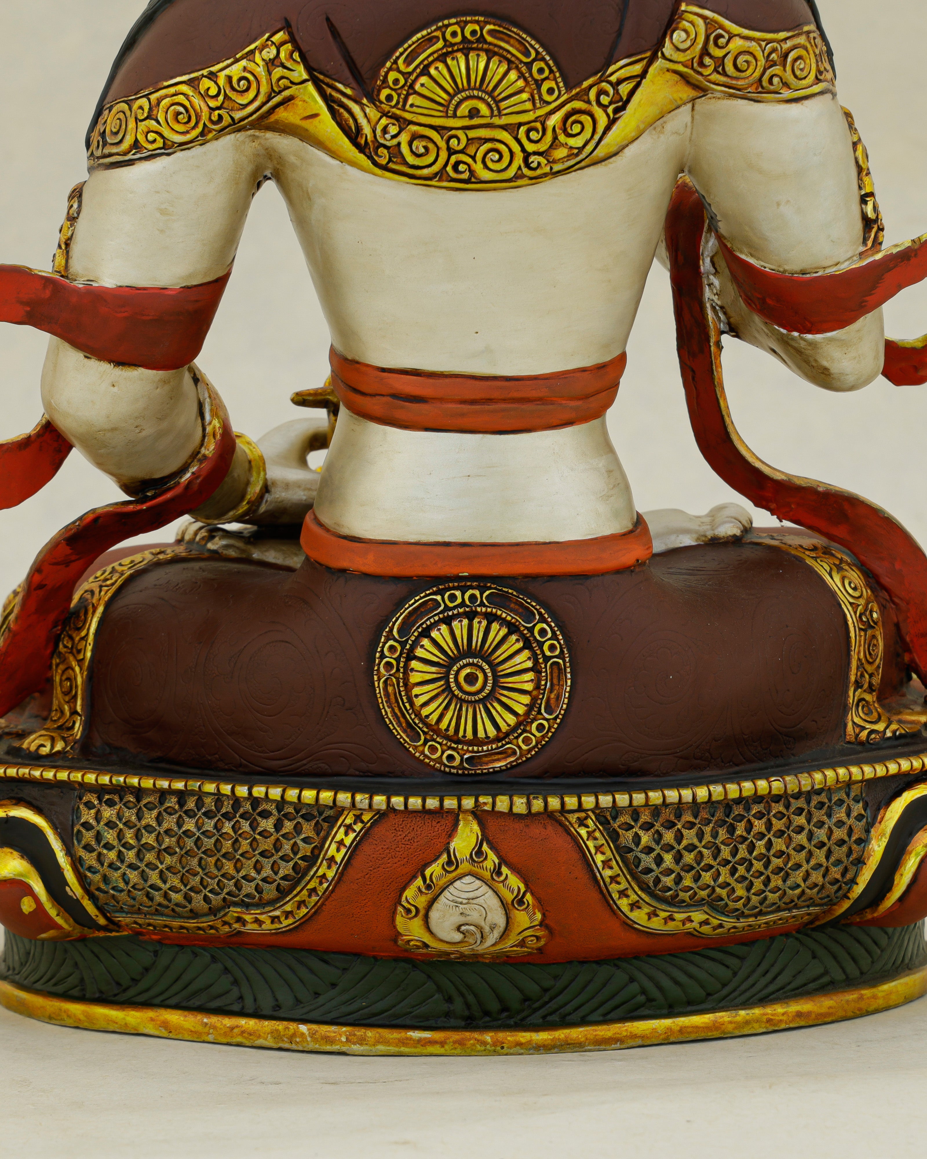 White as the Unstained Mind, Gold as Its Radiance | Handcrafted Vajrasattva From Nepal