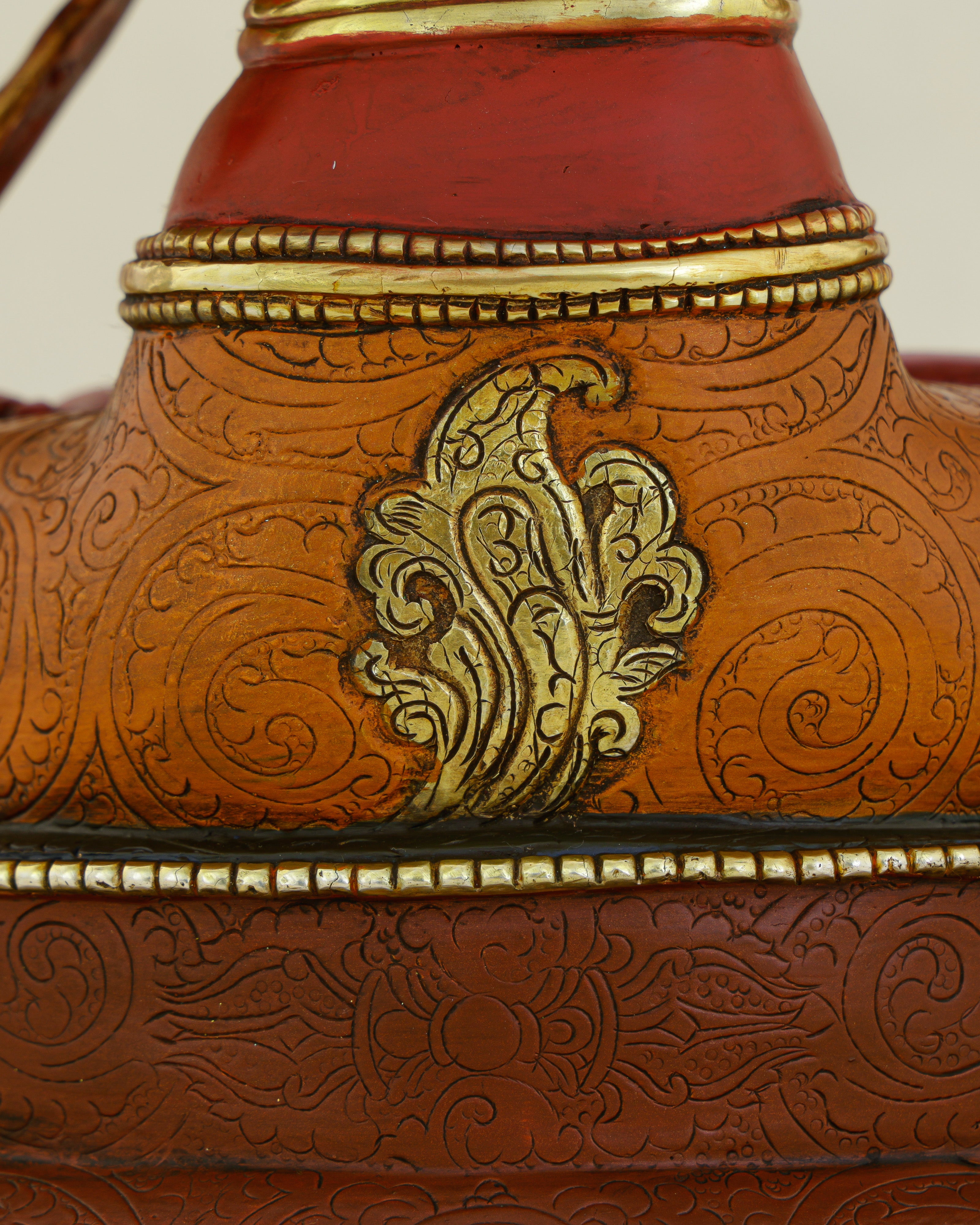 Red as Fire, Sharp as Truth | Six-Armed Manjushri From Nepal