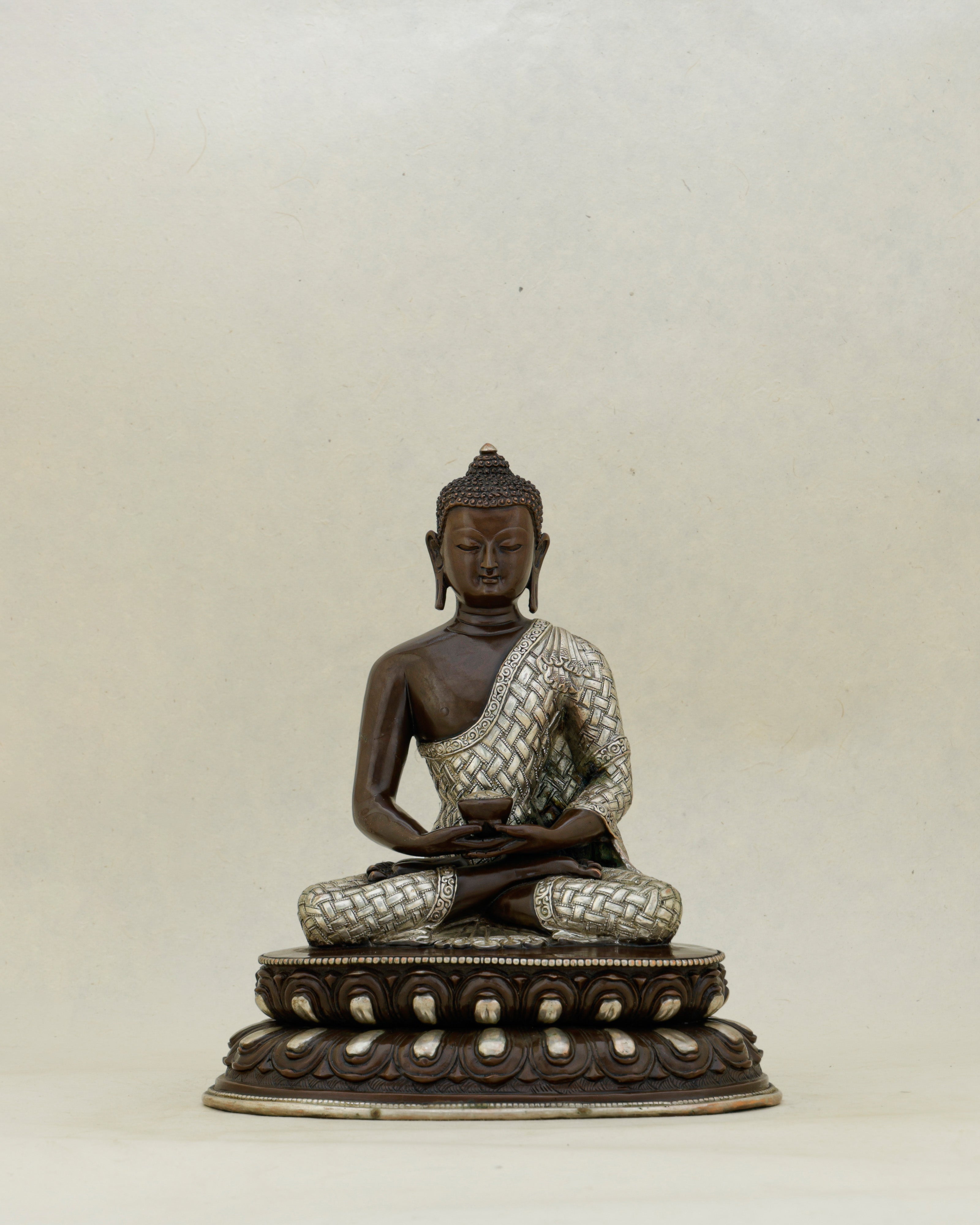 Dark as the Infinite, Bright as the Pure Land |&nbsp; Oxidized Amitabha Buddha From Nepal