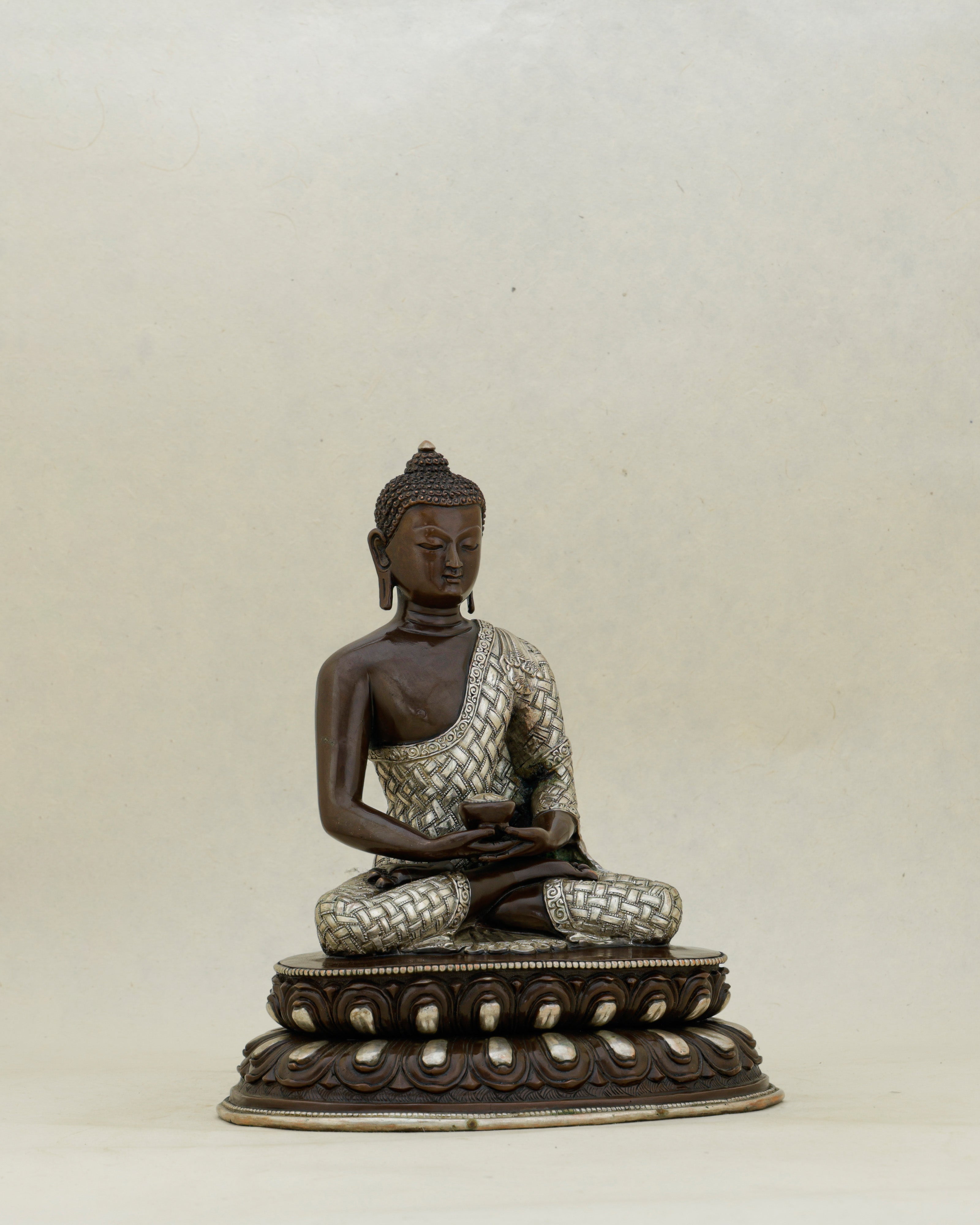 Dark as the Infinite, Bright as the Pure Land |&nbsp; Oxidized Amitabha Buddha From Nepal