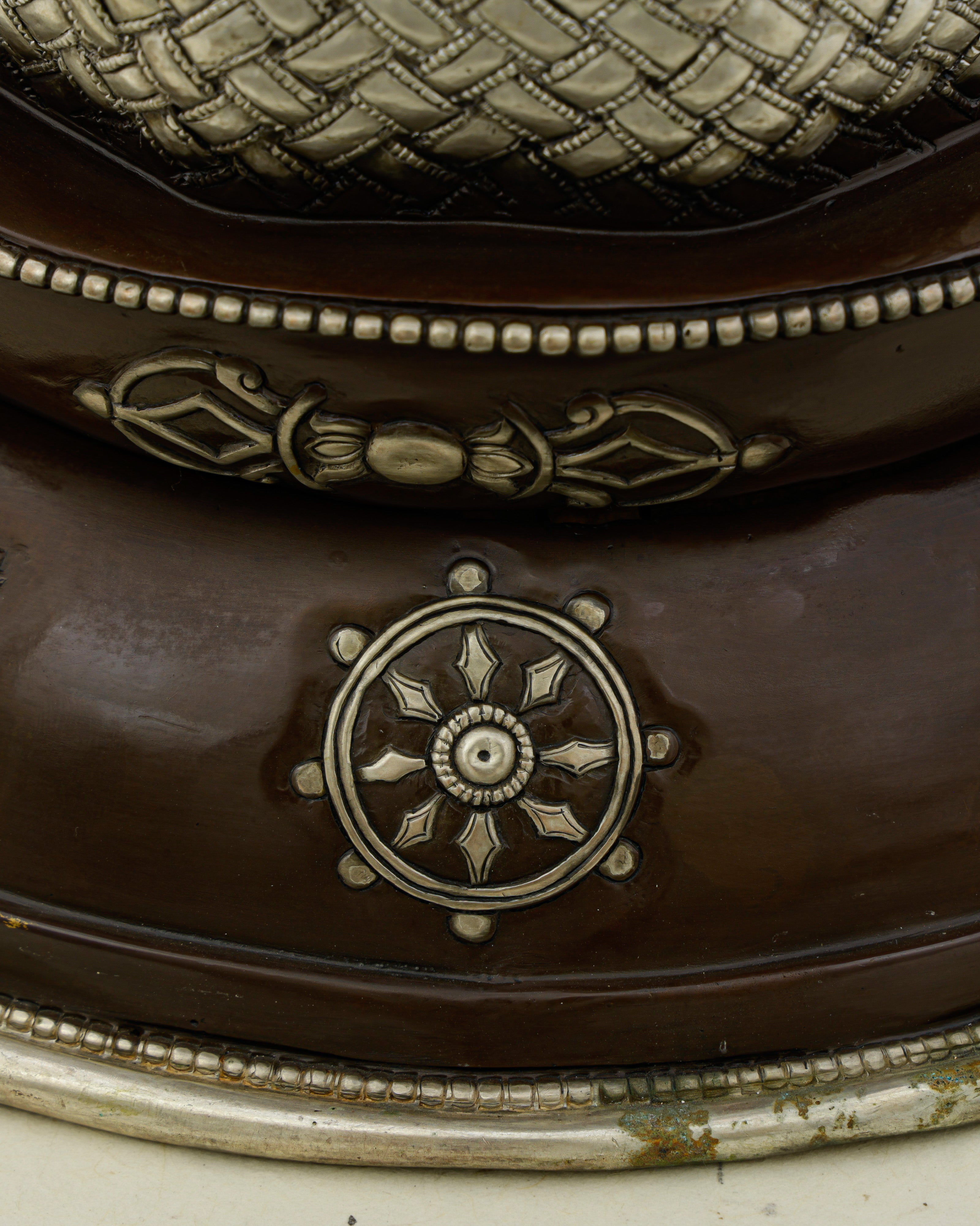Bronze and Silver, Ancient and Healing | Oxidized Medicine Buddha From Nepal