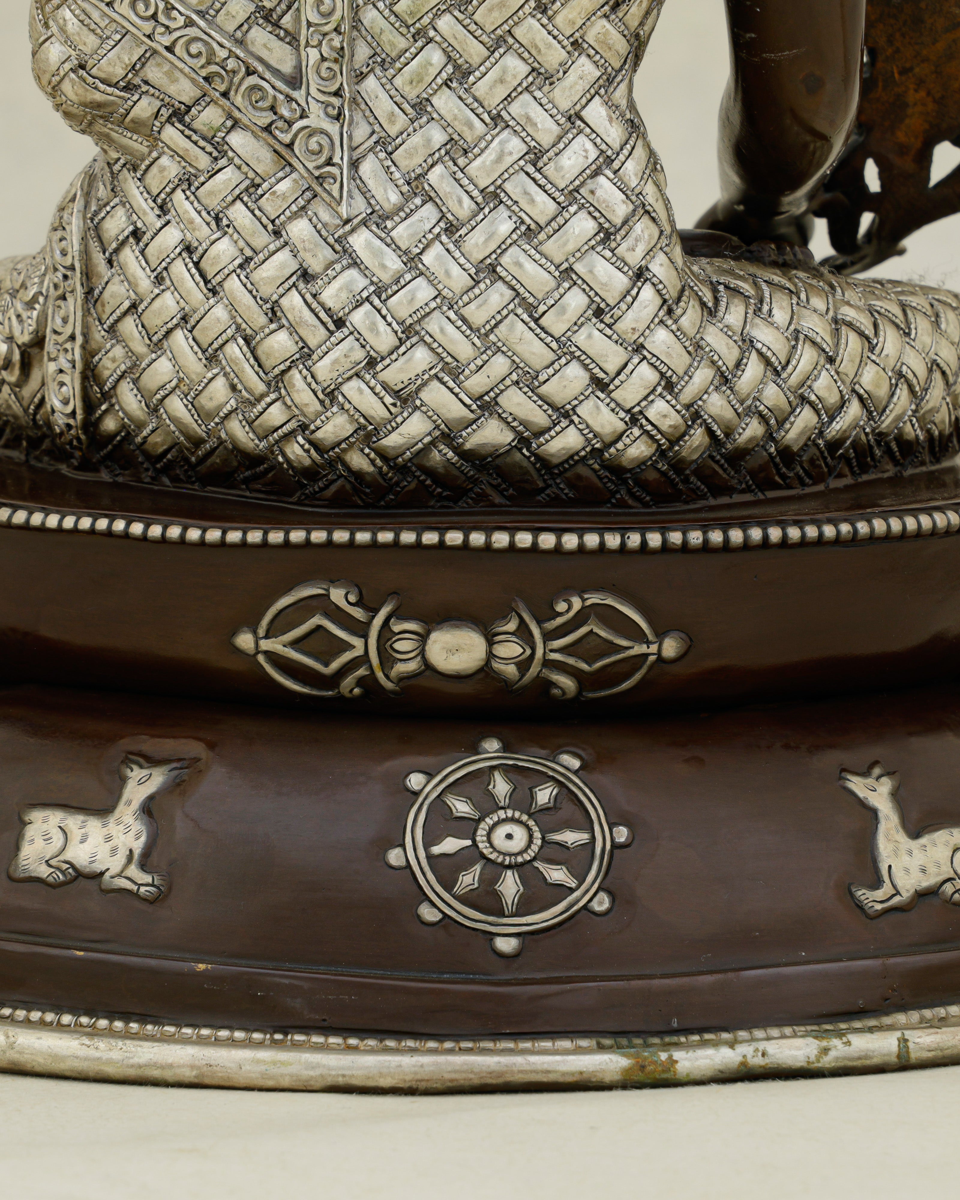Bronze and Silver, Ancient and Healing | Oxidized Medicine Buddha From Nepal