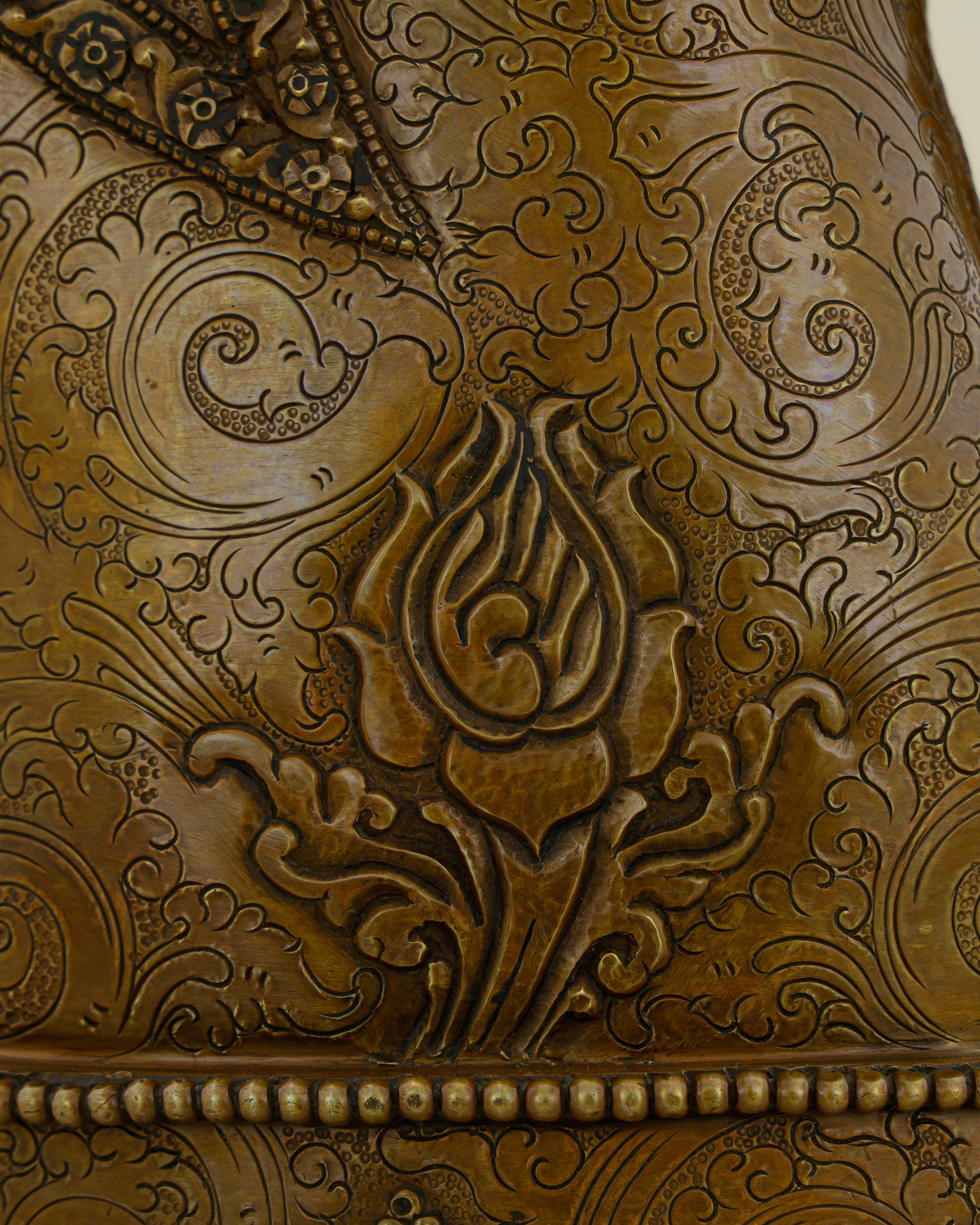Golden Face, Ancient Soul | Oxidized Sakyamuni Buddha Statue - Authentic Handcrafted Statue