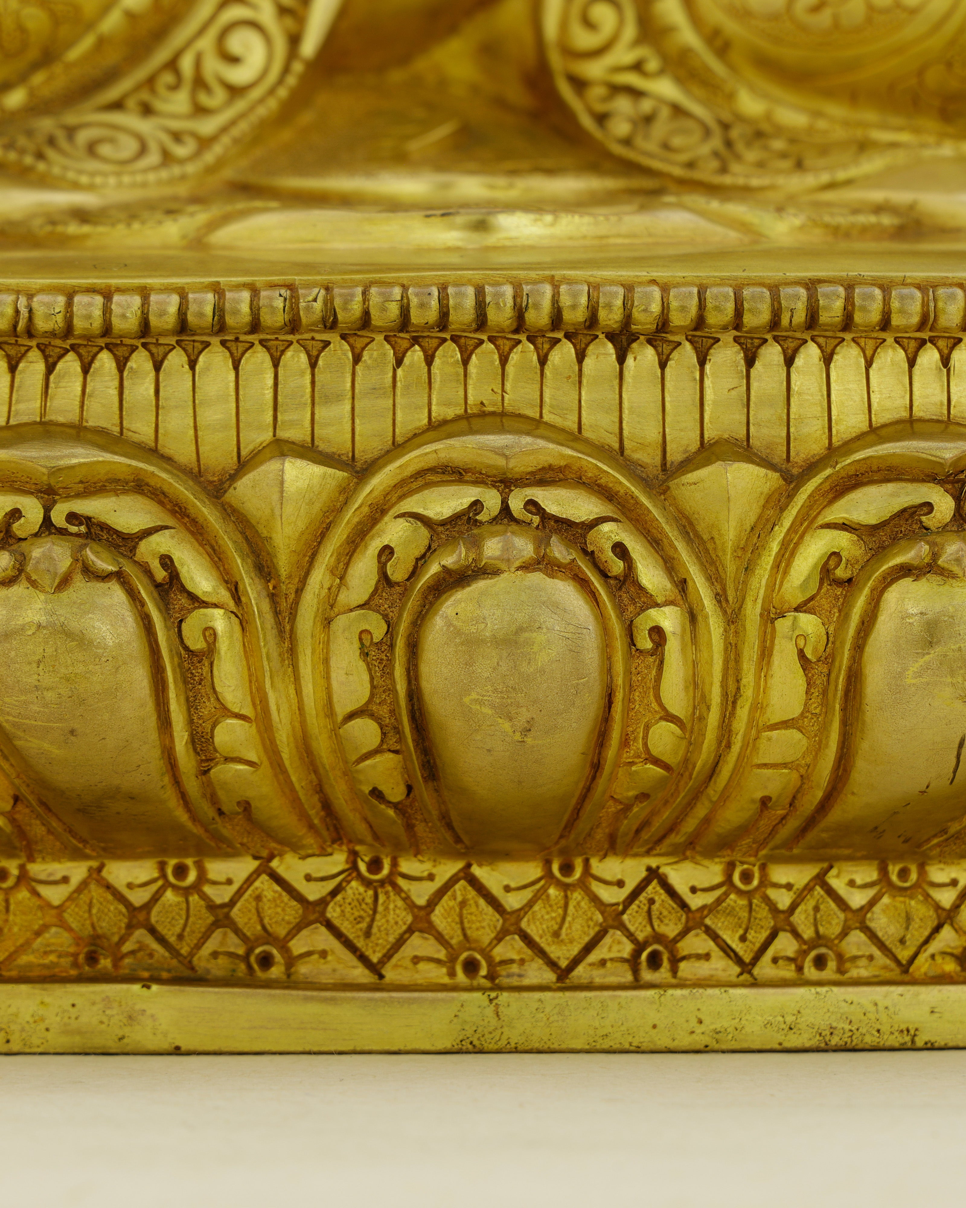 Carved in Gold, Rooted in Truth | 24K Gold Gilded Sakyamuni Buddha Statue
