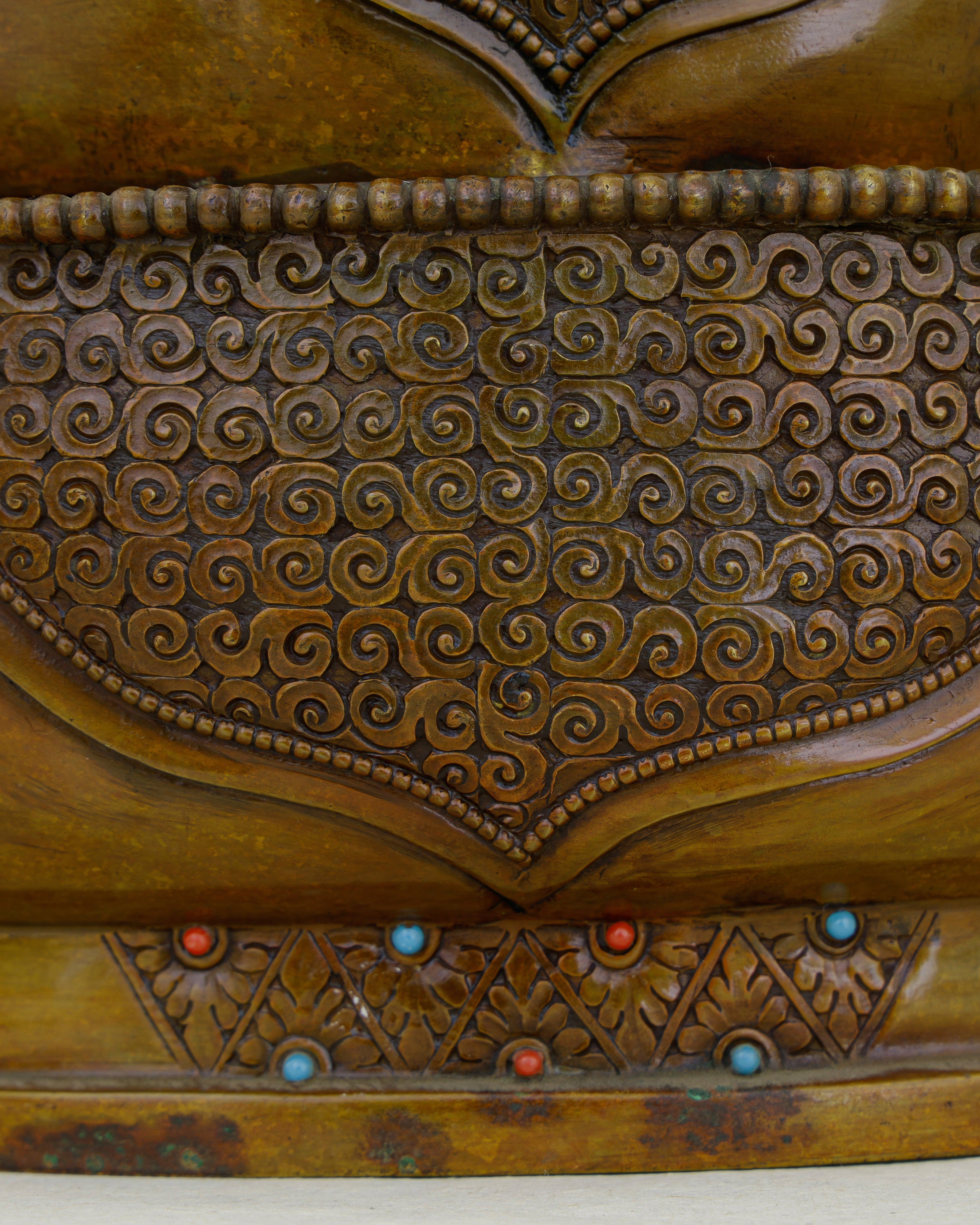 Crowned in Copper, Rooted in Power | Nepalese Oxidized Mitrugpa That Purifies Every Space