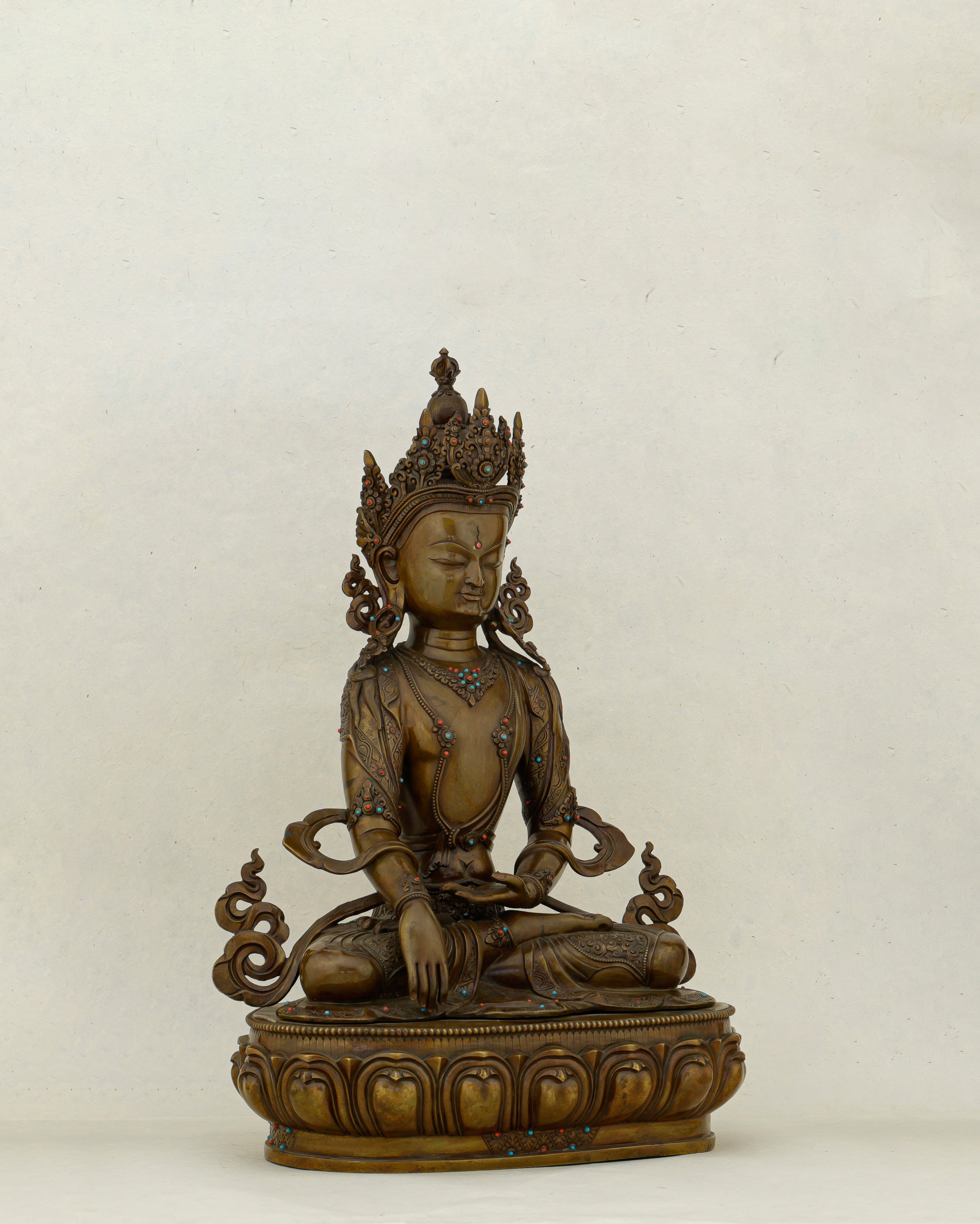 Crowned in Copper, Rooted in Power | Nepalese Oxidized Mitrugpa That Purifies Every Space
