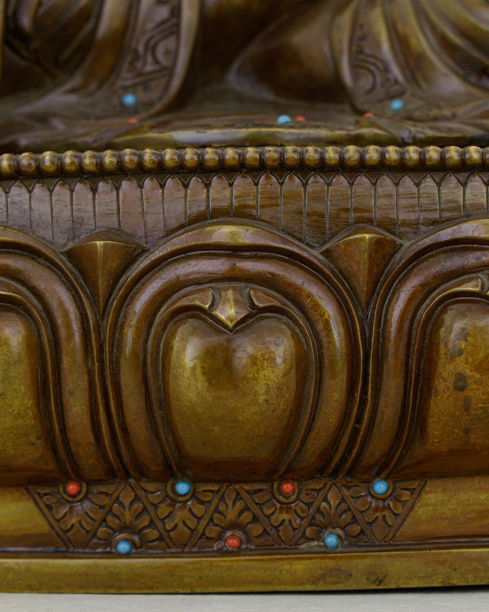 Crowned in Copper, Rooted in Power | Nepalese Oxidized Mitrugpa That Purifies Every Space - Authentic Handcrafted Statue