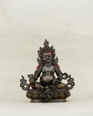 Dark, Powerful, and Overflowing | Nepalese Oxidized Dzambhala Statue That Unlocks Abundance