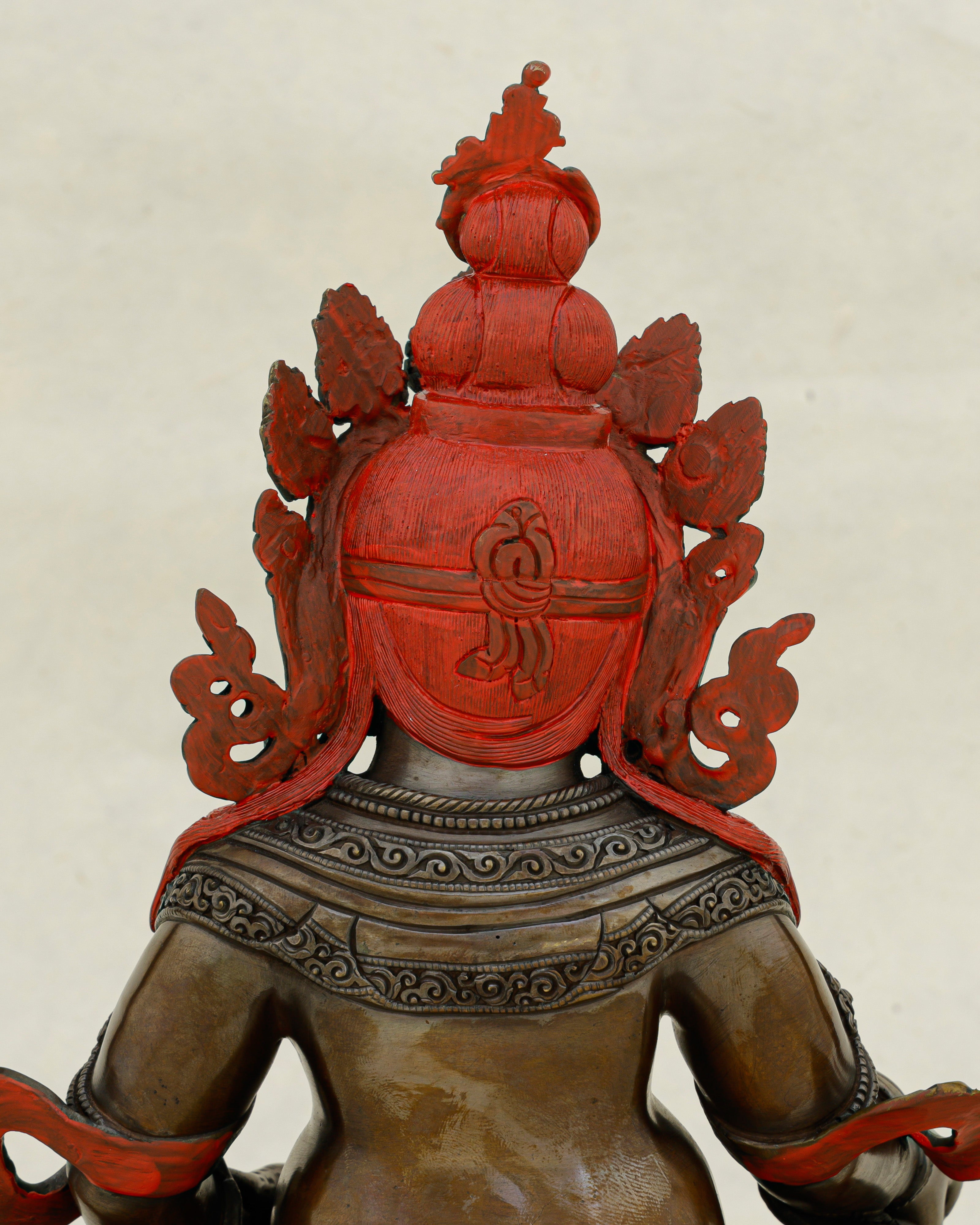Dark, Powerful, and Overflowing | Nepalese Oxidized Dzambhala Statue That Unlocks Abundance