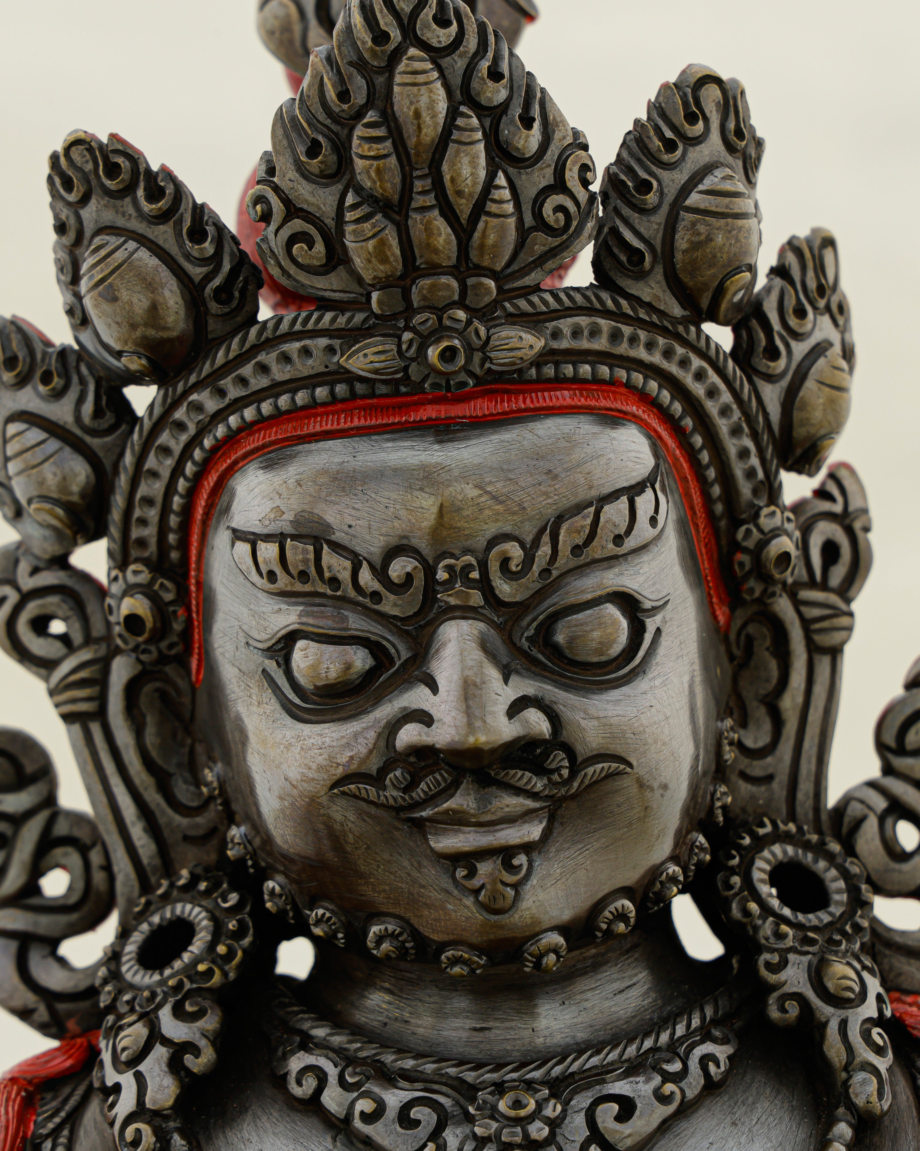 Dark, Powerful, and Overflowing | Nepalese Oxidized Dzambhala Statue That Unlocks Abundance