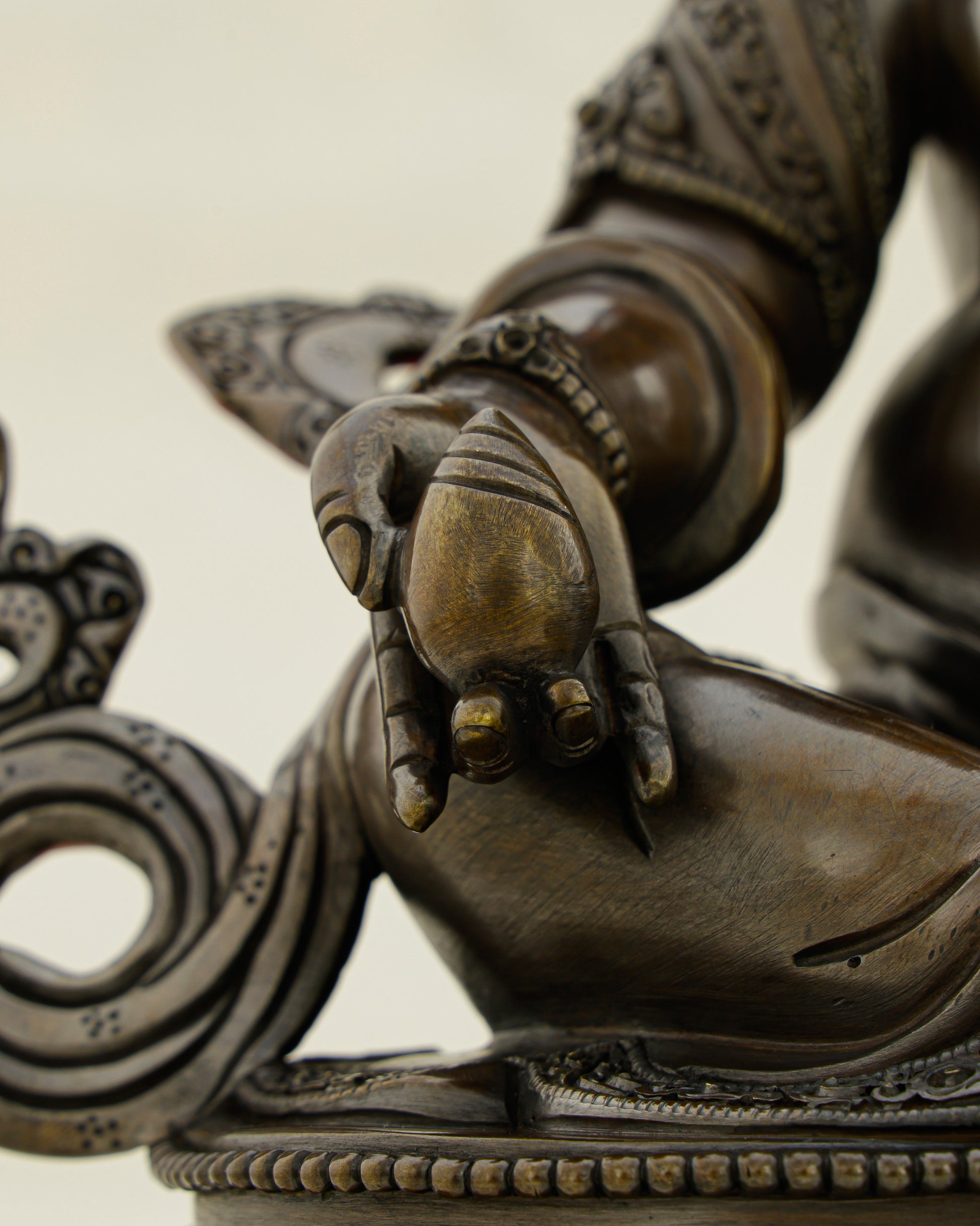 Dark, Powerful, and Overflowing | Nepalese Oxidized Dzambhala Statue That Unlocks Abundance - Authentic Handcrafted Statue