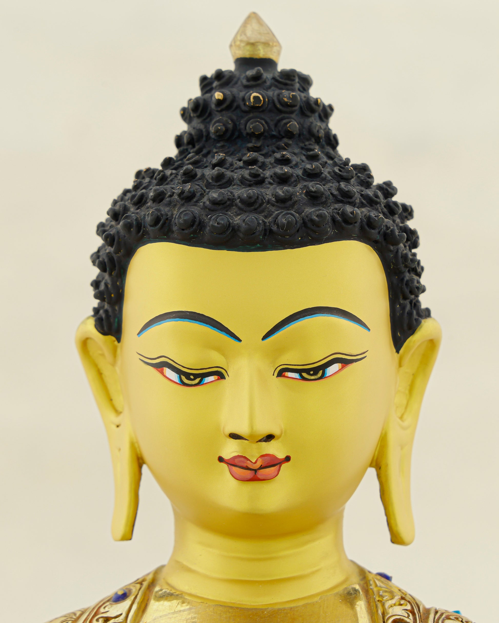 Gold Upon Gold, Truth Upon Truth | Nepalese 24K Sakyamuni Buddha That Illuminates Every Space - Authentic Handcrafted Statue