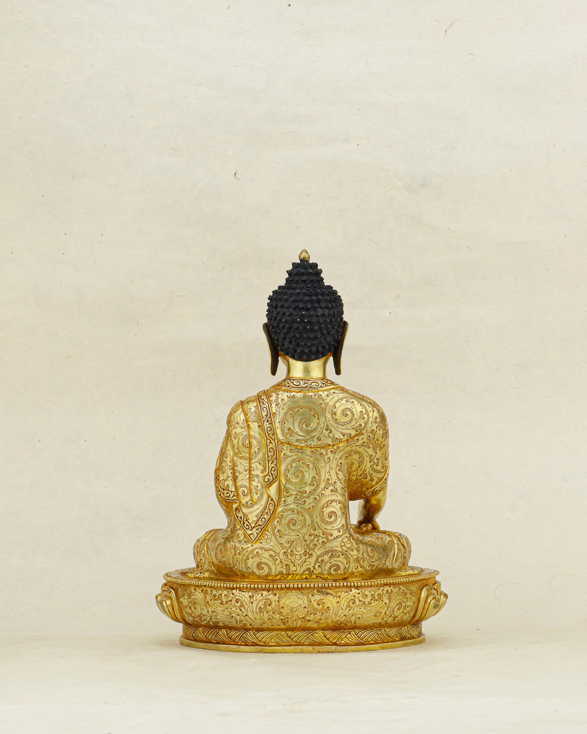 Where Stillness Becomes Gold | Nepalese 24K Sakyamuni Buddha - Authentic Handcrafted Statue