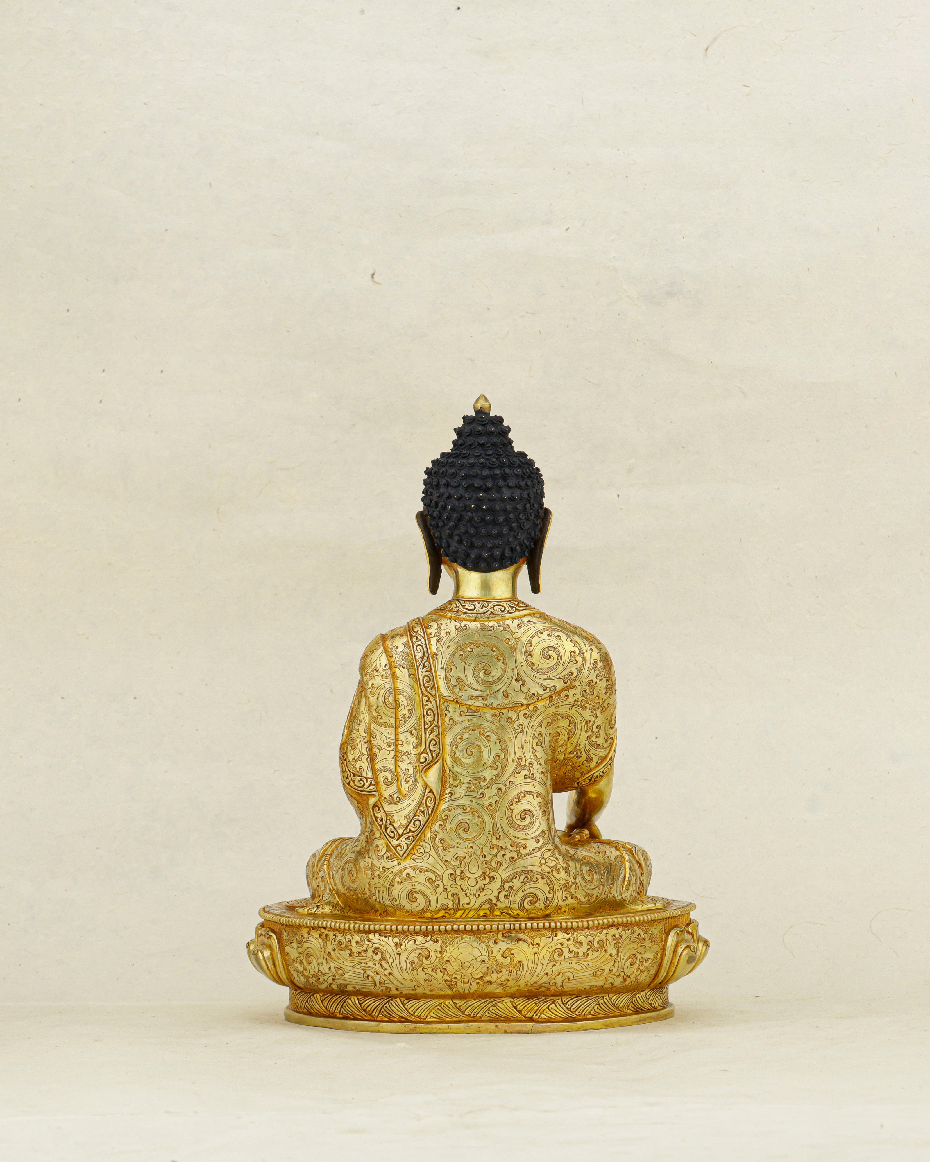 Where Stillness Becomes Gold | Nepalese 24K Sakyamuni Buddha