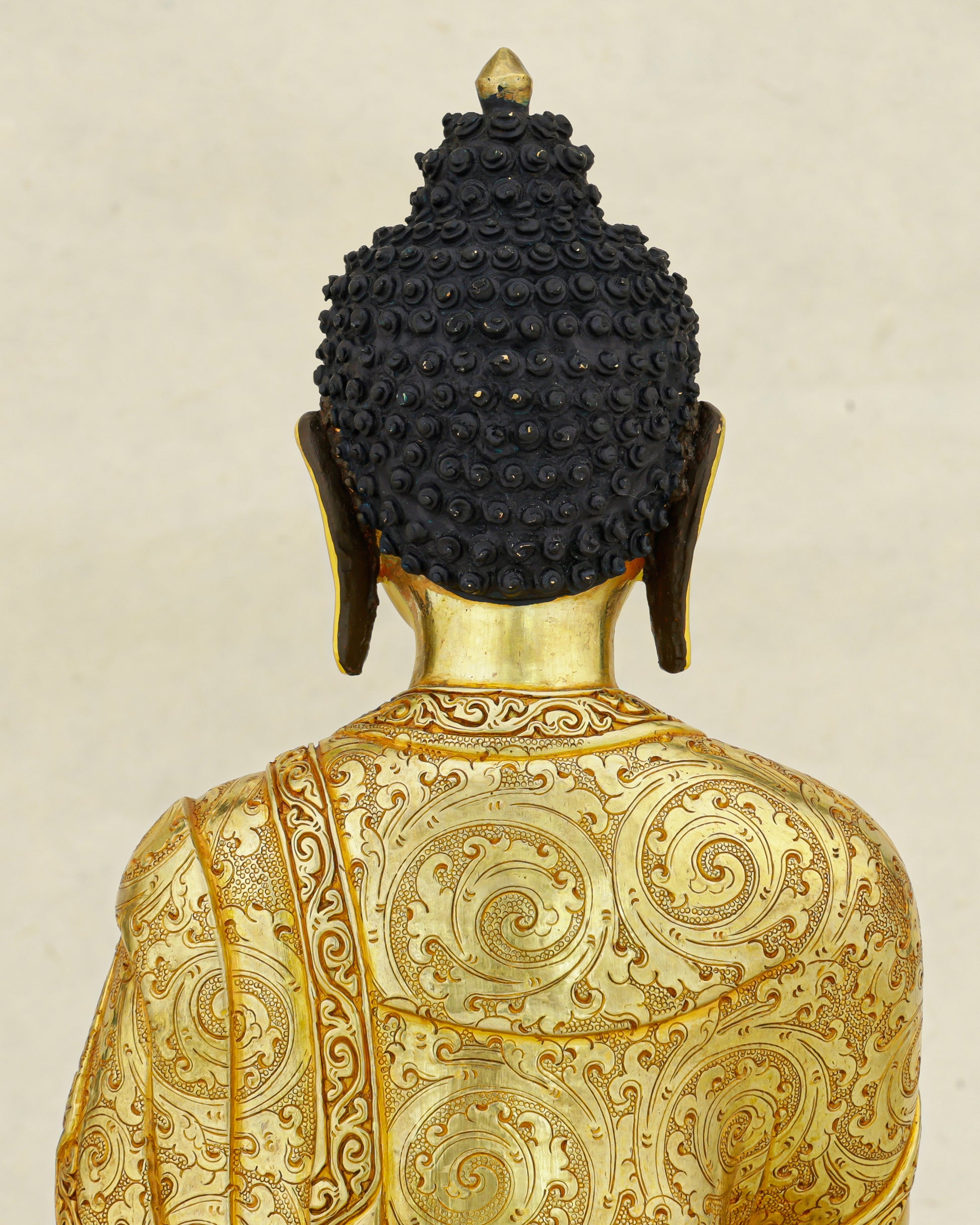 Where Stillness Becomes Gold | Nepalese 24K Sakyamuni Buddha - Authentic Handcrafted Statue