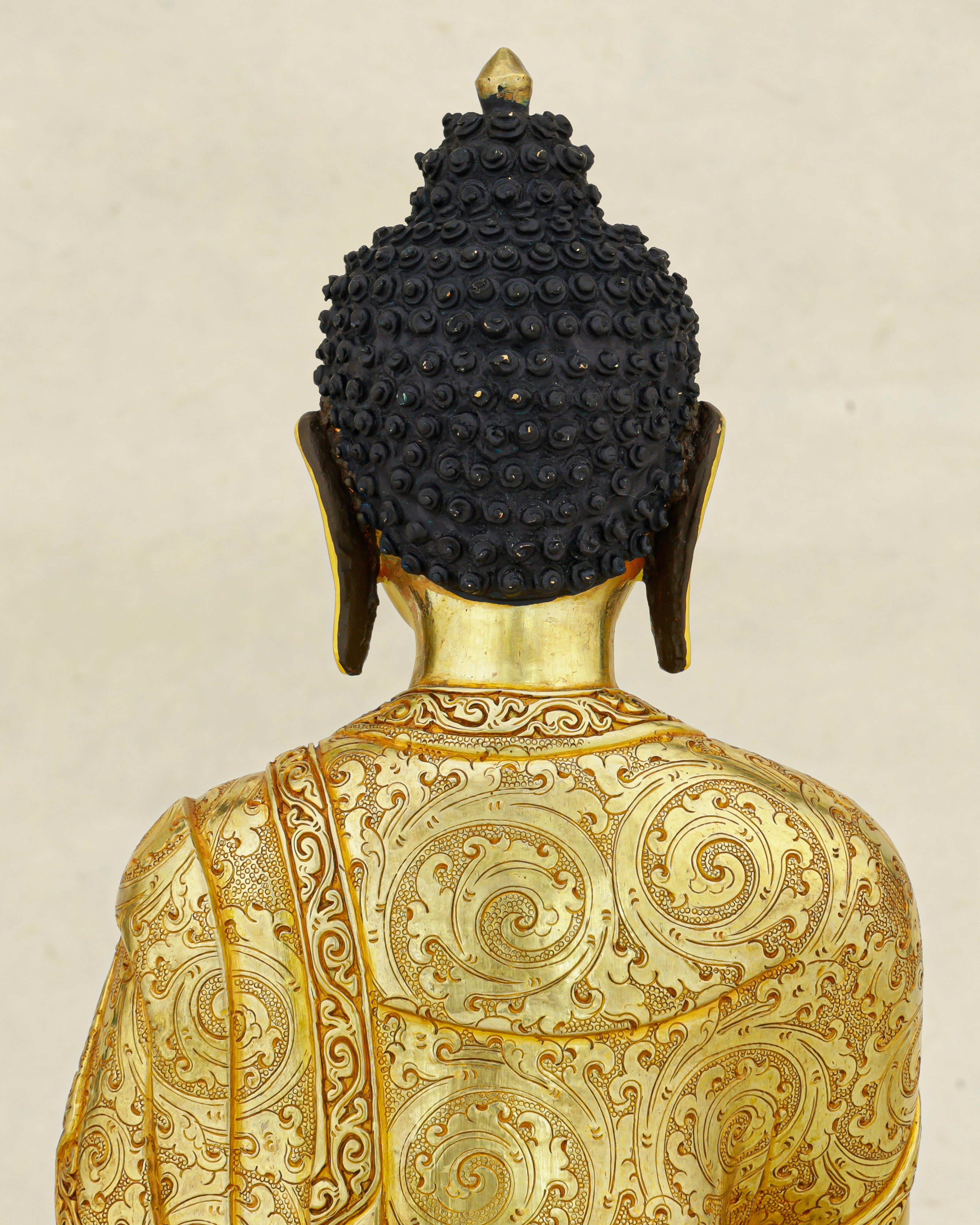 Where Stillness Becomes Gold | Nepalese 24K Sakyamuni Buddha