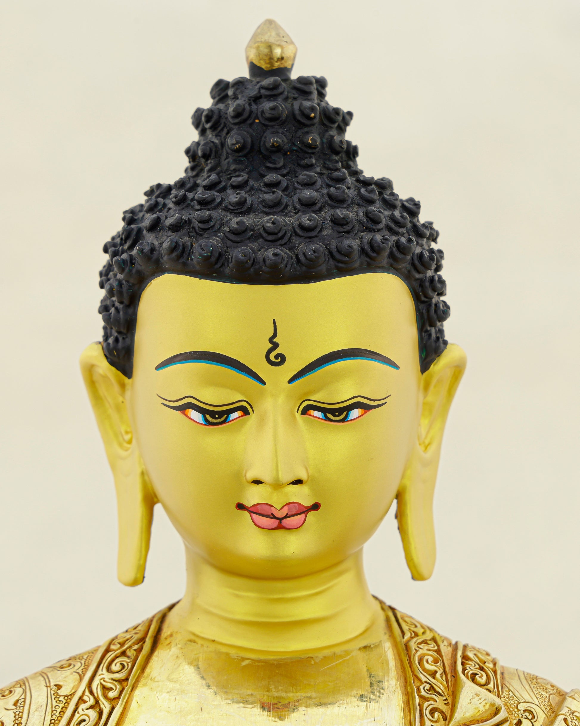 Where Stillness Becomes Gold | Nepalese 24K Sakyamuni Buddha - Authentic Handcrafted Statue