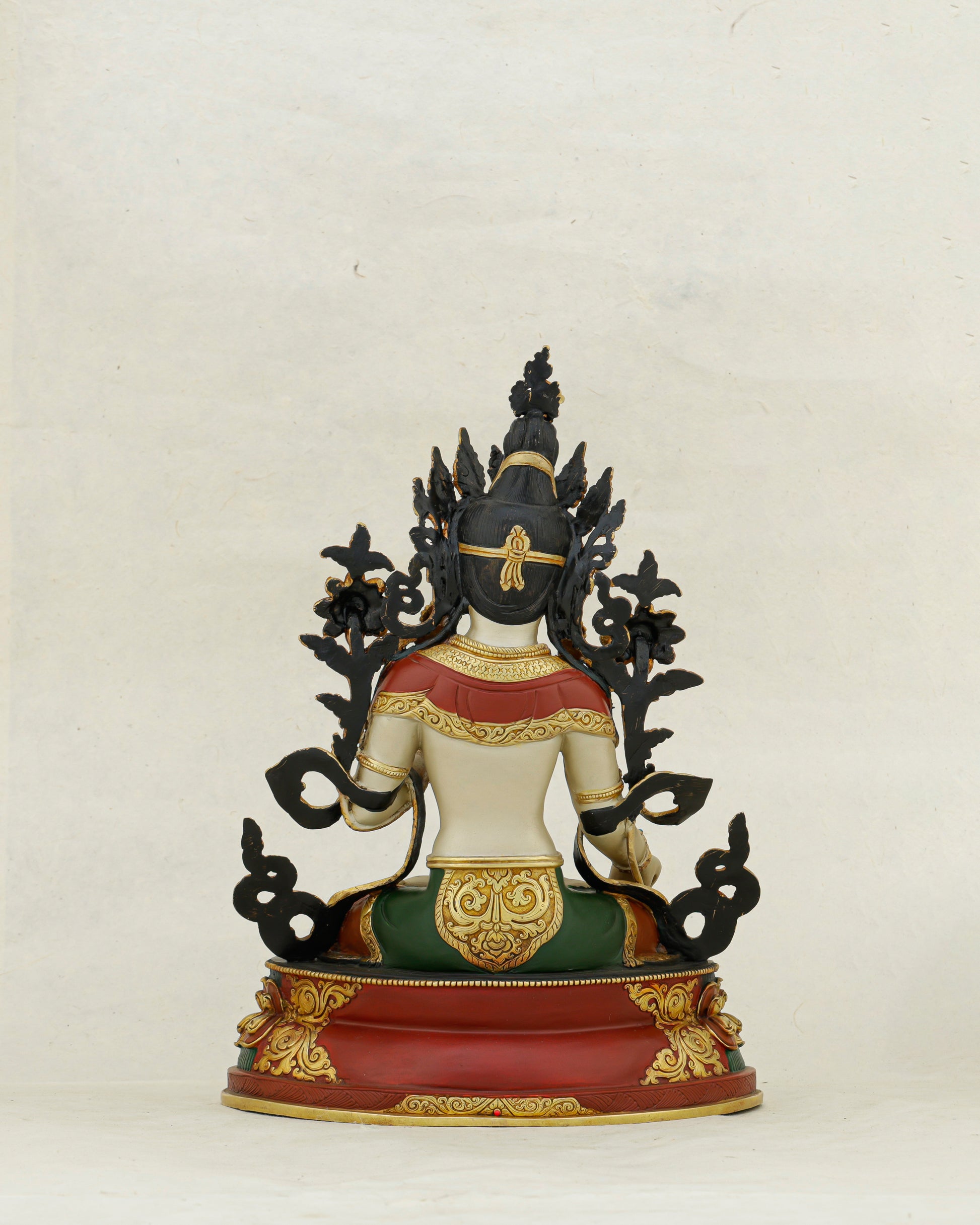 Seven Eyes of Compassion, One Eternal Grace | Nepalese White Tara Statue That Heals and Protects - Authentic Handcrafted Statue