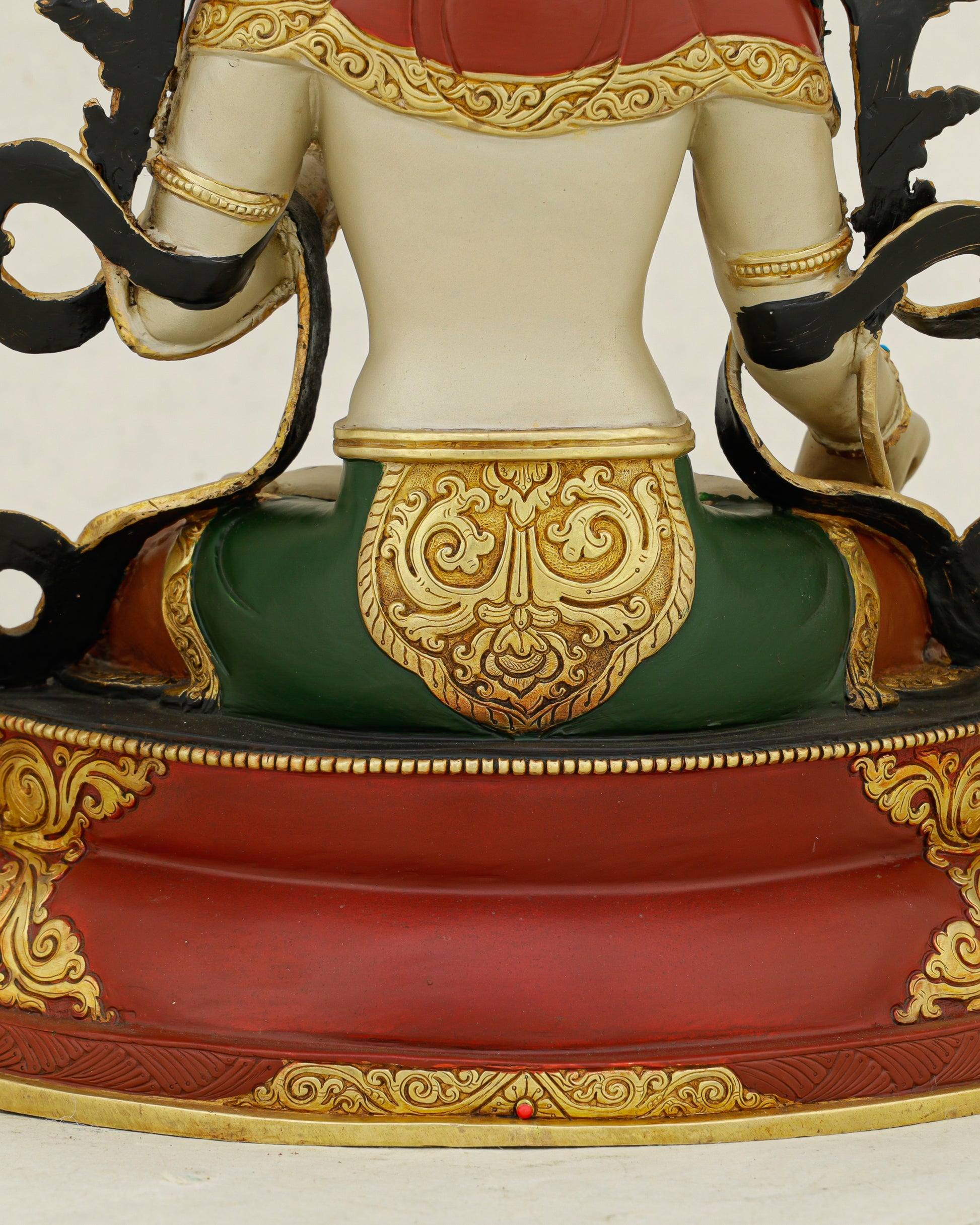 Seven Eyes of Compassion, One Eternal Grace | Nepalese White Tara Statue That Heals and Protects - Authentic Handcrafted Statue