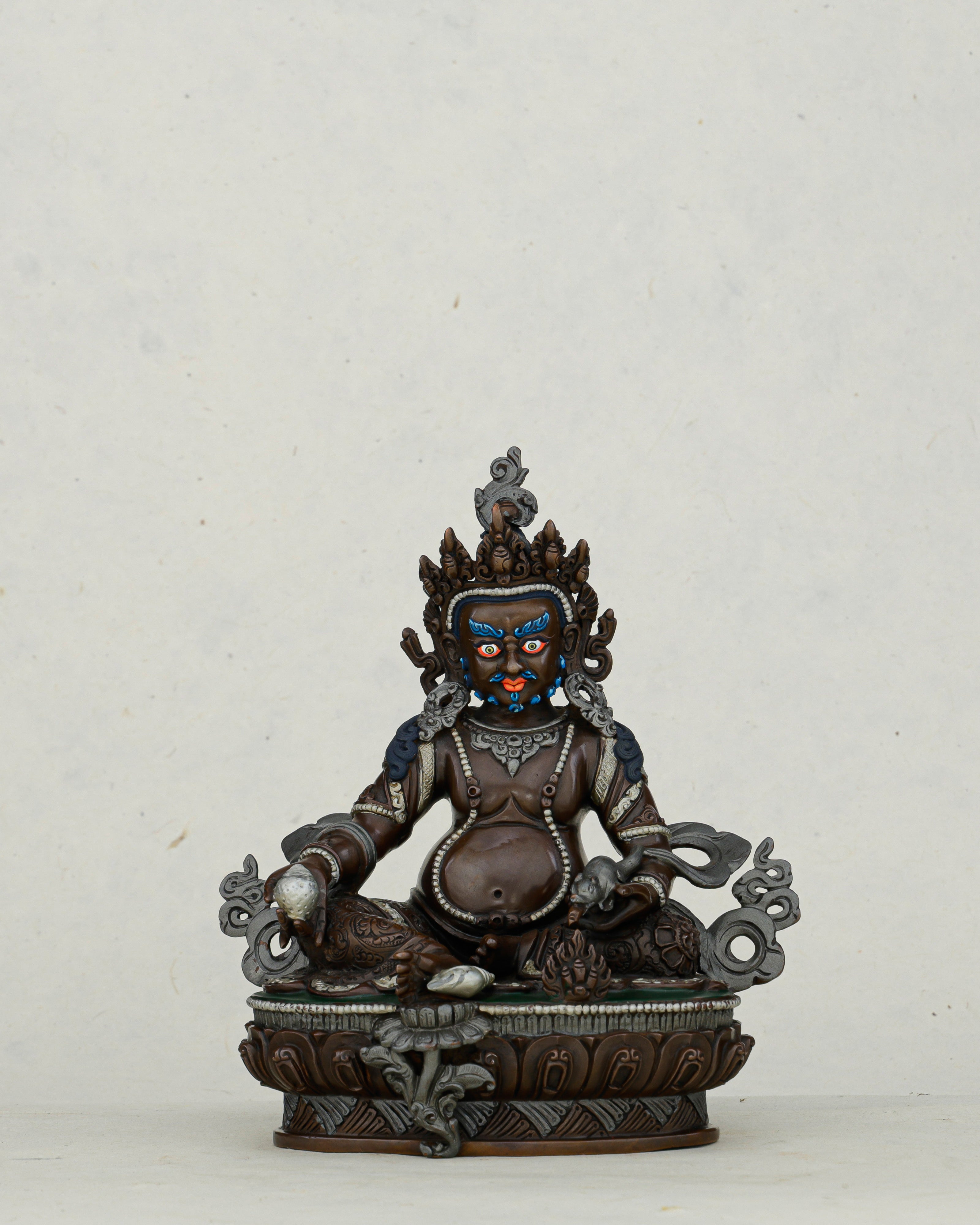 The God of Wealth Who Dissolves All Poverty | Oxidized Dzambhala From Nepal
