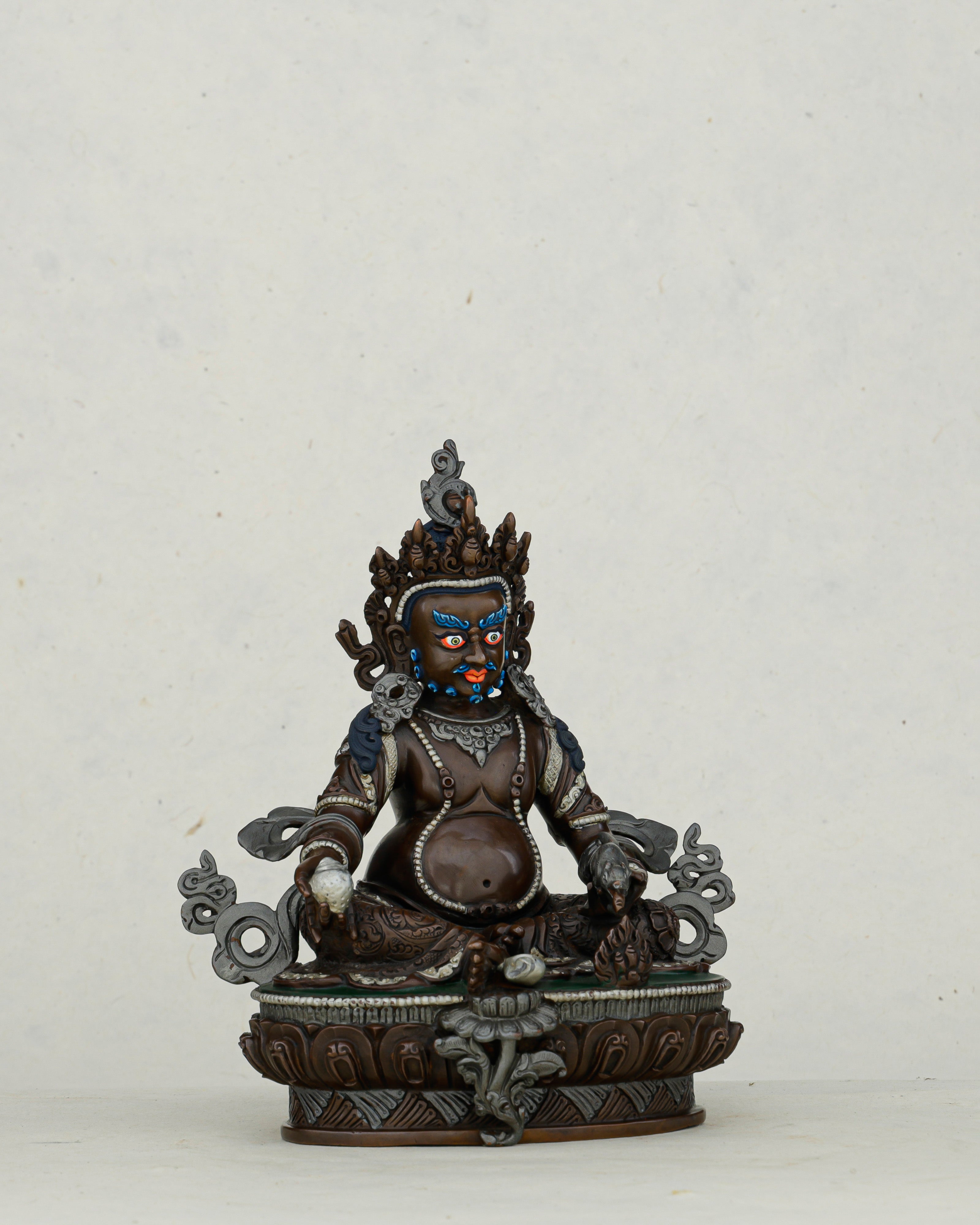 The God of Wealth Who Dissolves All Poverty | Oxidized Dzambhala From Nepal