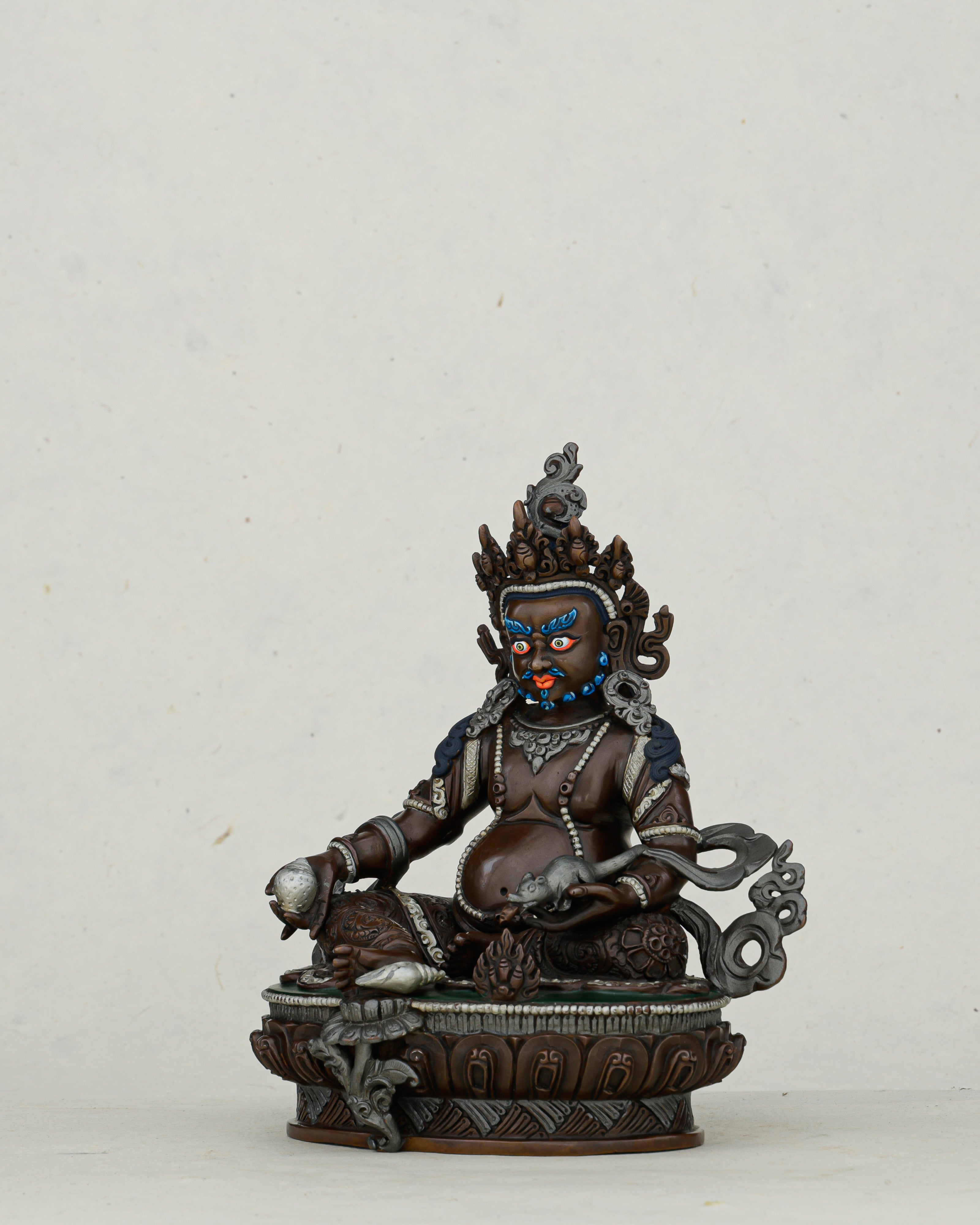 The God of Wealth Who Dissolves All Poverty | Oxidized Dzambhala From Nepal