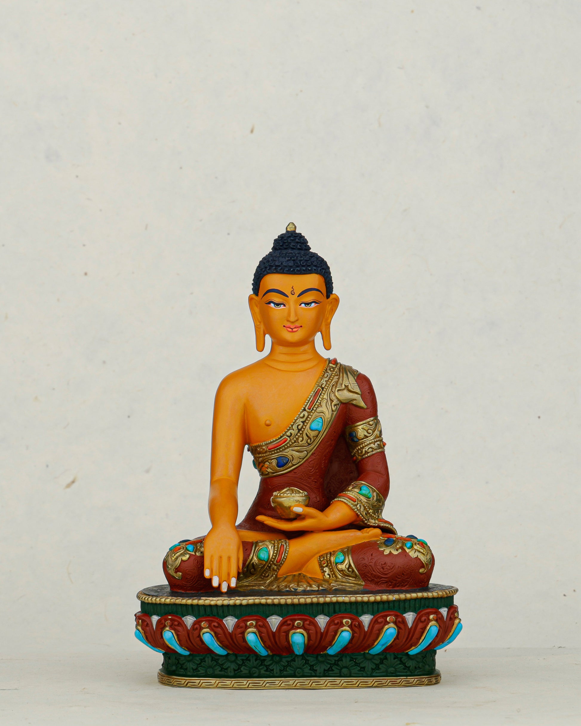 Big Presence in a Small Form | Hand Painted Sakyamuni Buddha Statue - Authentic Handcrafted Statue