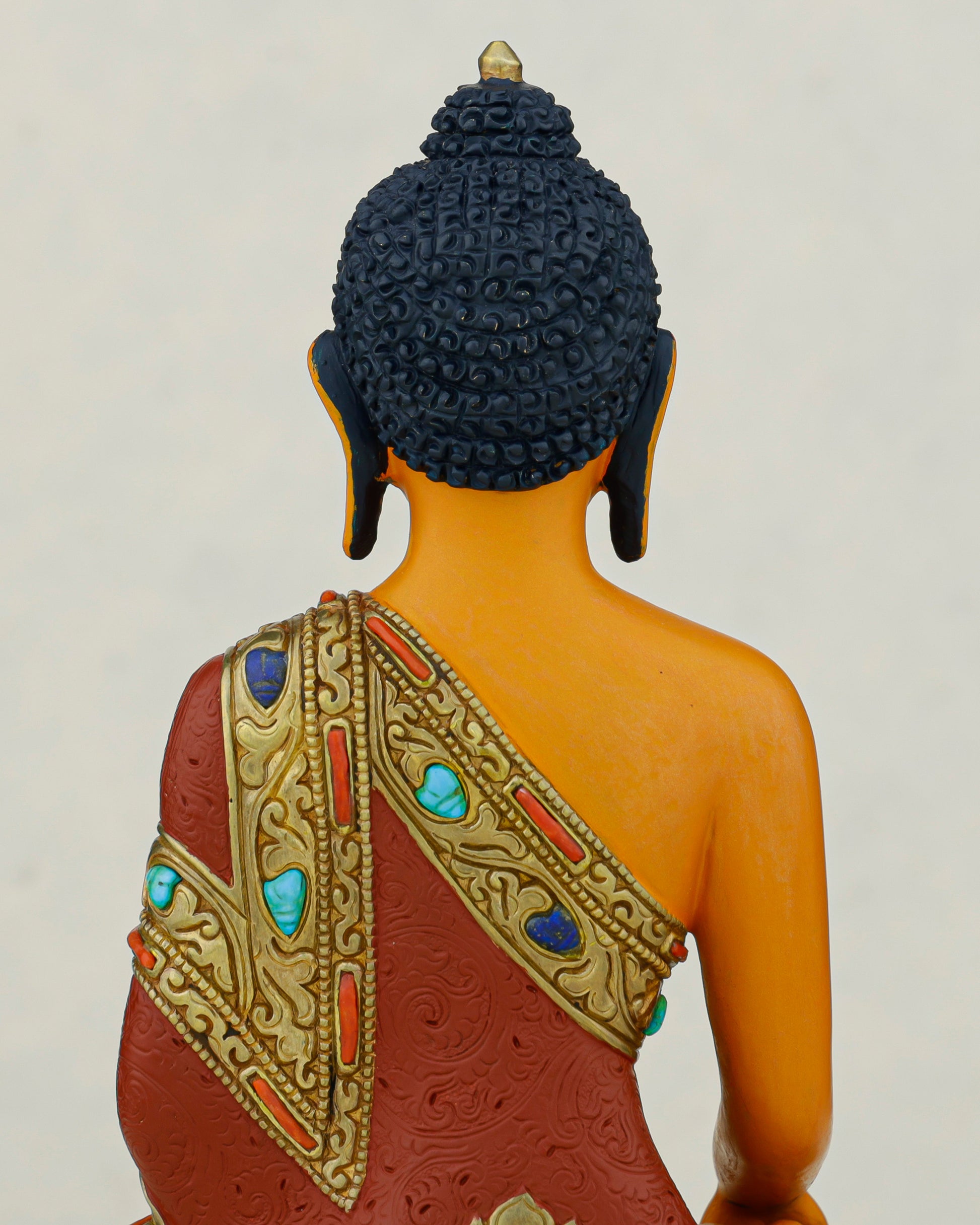 Big Presence in a Small Form | Hand Painted Sakyamuni Buddha Statue - Authentic Handcrafted Statue
