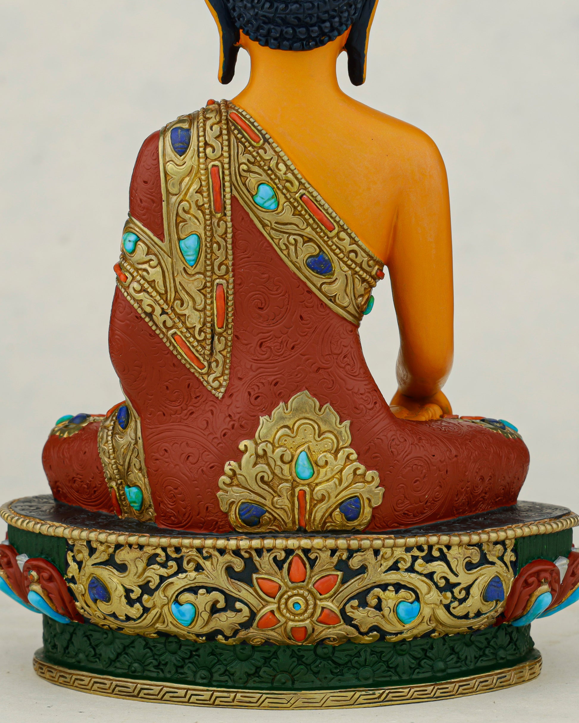 Big Presence in a Small Form | Hand Painted Sakyamuni Buddha Statue - Authentic Handcrafted Statue