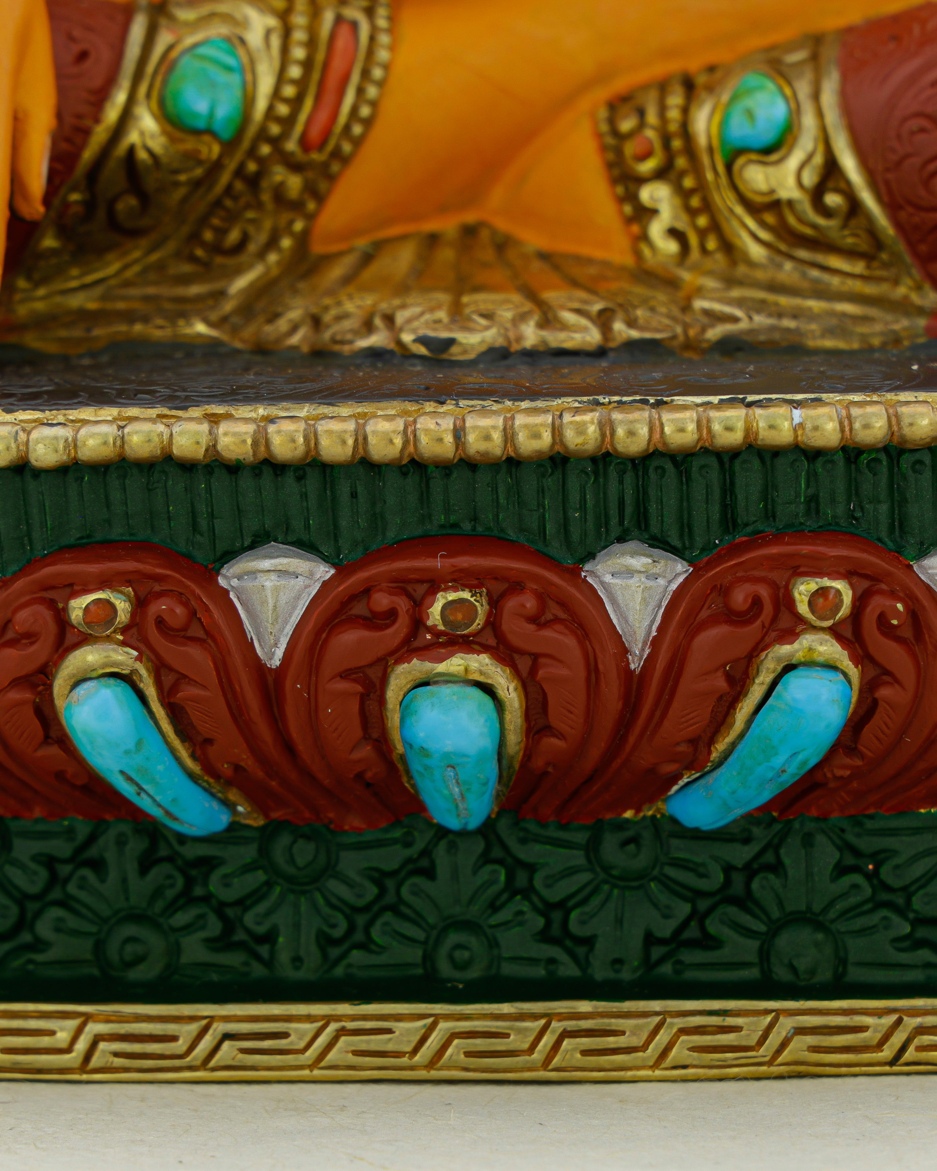 Big Presence in a Small Form | Hand Painted Sakyamuni Buddha Statue