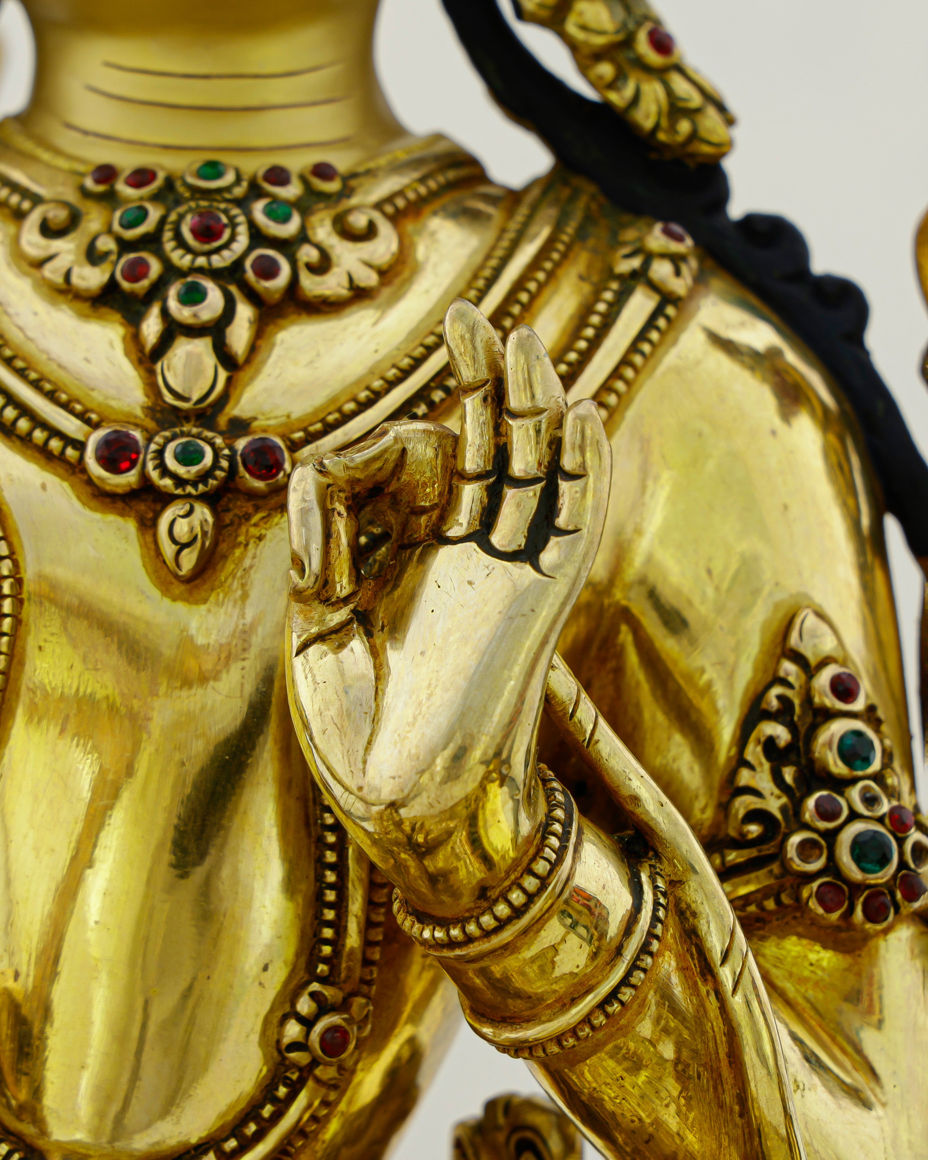 The Wisdom Roar That Shakes the World | 24K Gilded Simhanada Manjushri
