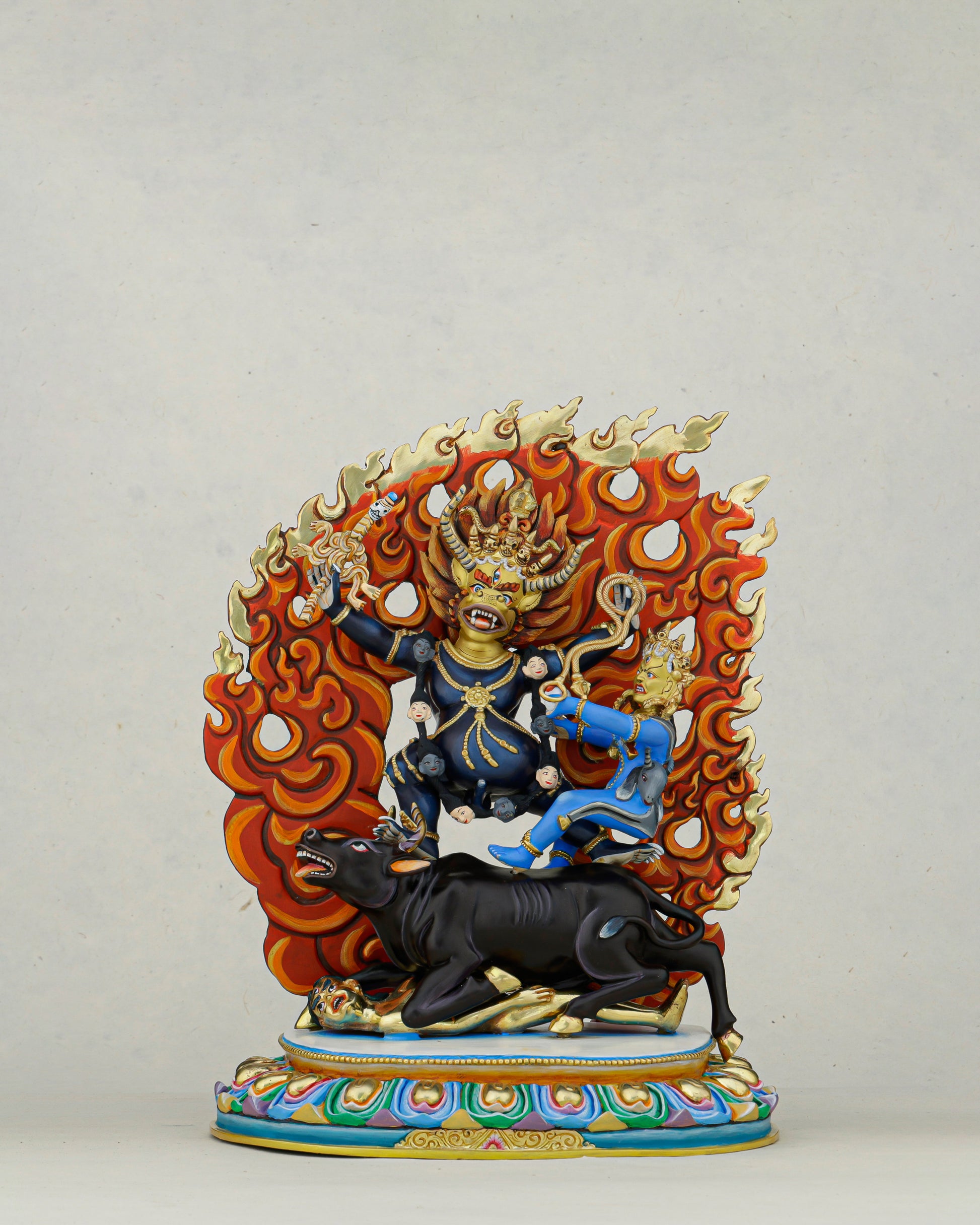 The Conqueror of Death Himself | Yamantaka - Authentic Handcrafted Statue